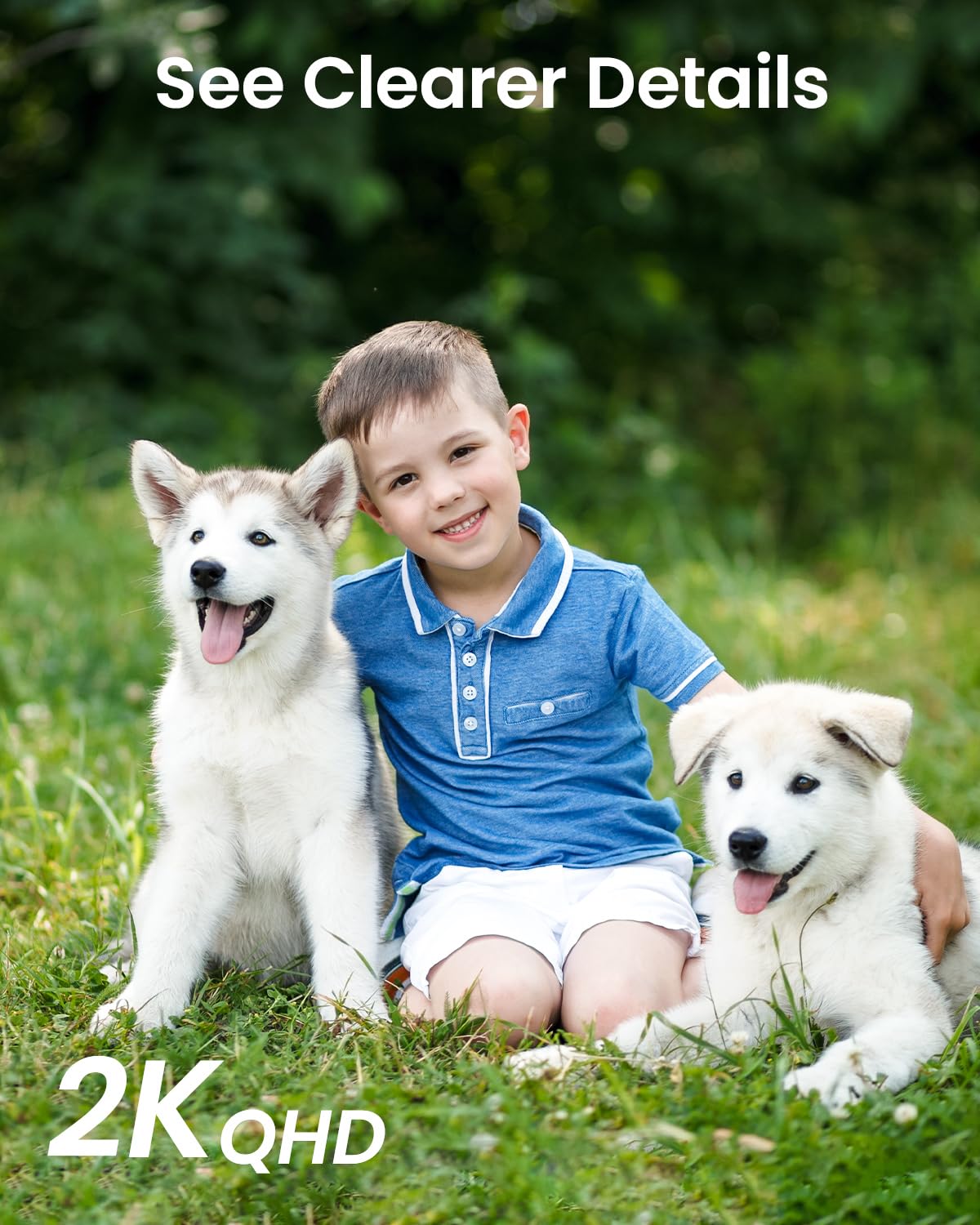 Dekco 2K Security Camera Outdoor 2Packs, Wifi Outdoor Security Cameras Pan Tilt 360 View, 3Mp Surveillance Cameras With Motion D