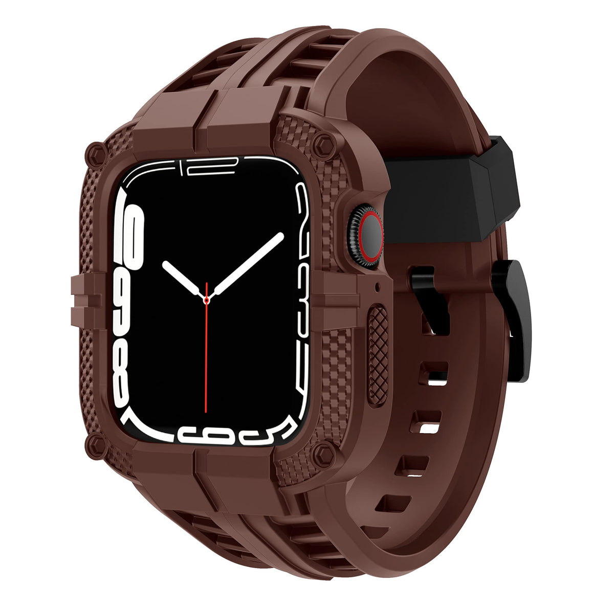 T-Engine Rugged Case Compatible With Apple Watch Series 9 Band For 45Mm 44Mm 42Mm Se 9/8/7/6/5/4/3 For Men