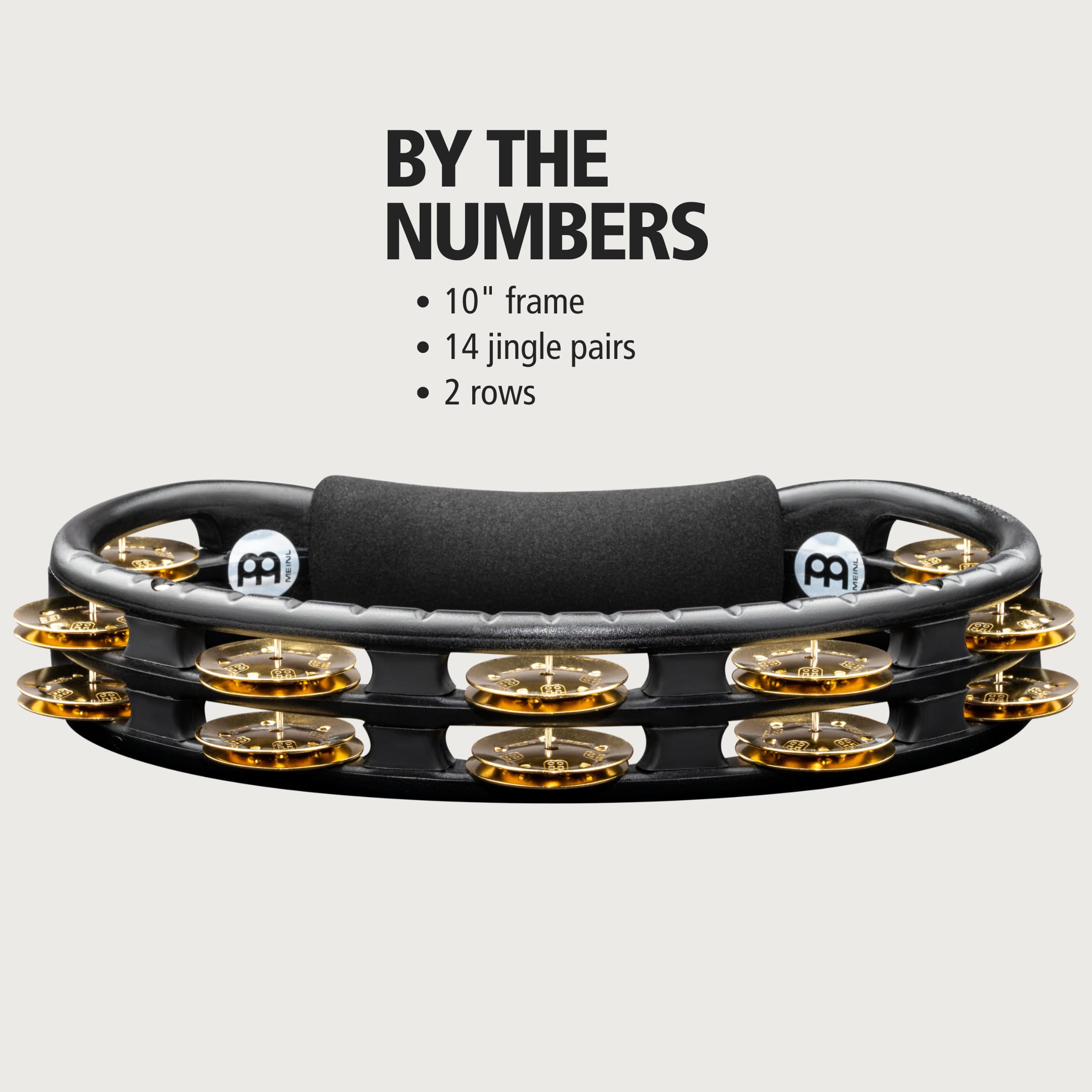 Meinl Percussion Traditional Handheld Tambourine Musical Instrument For Recording Or Live   Not Made In China   Double Row Jingl