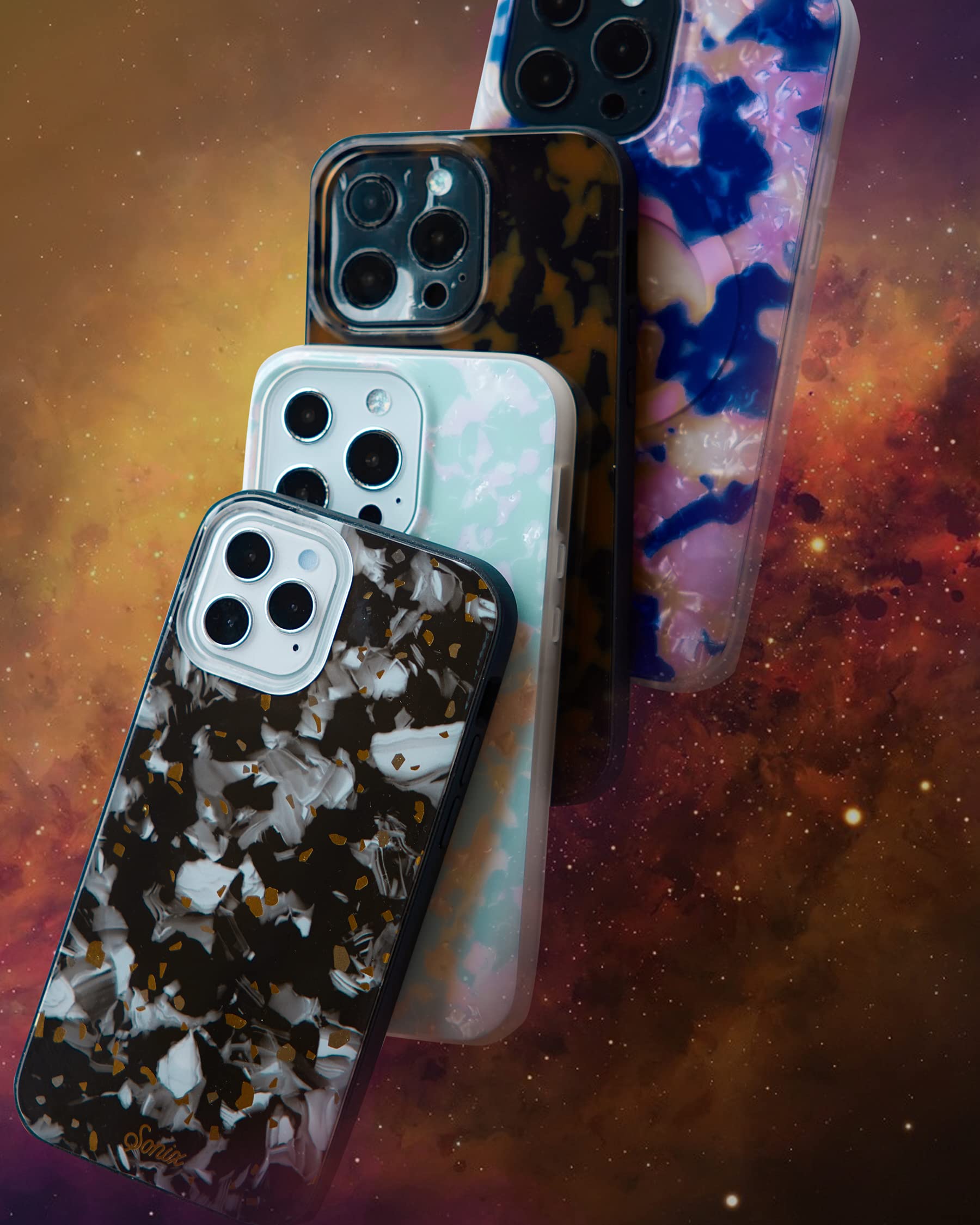 Sonix Phone Case For Iphone 13 Pro Max / 12 Pro Max | 10Ft Drop Tested | Classic Tortoiseshell Case | Brown Tort