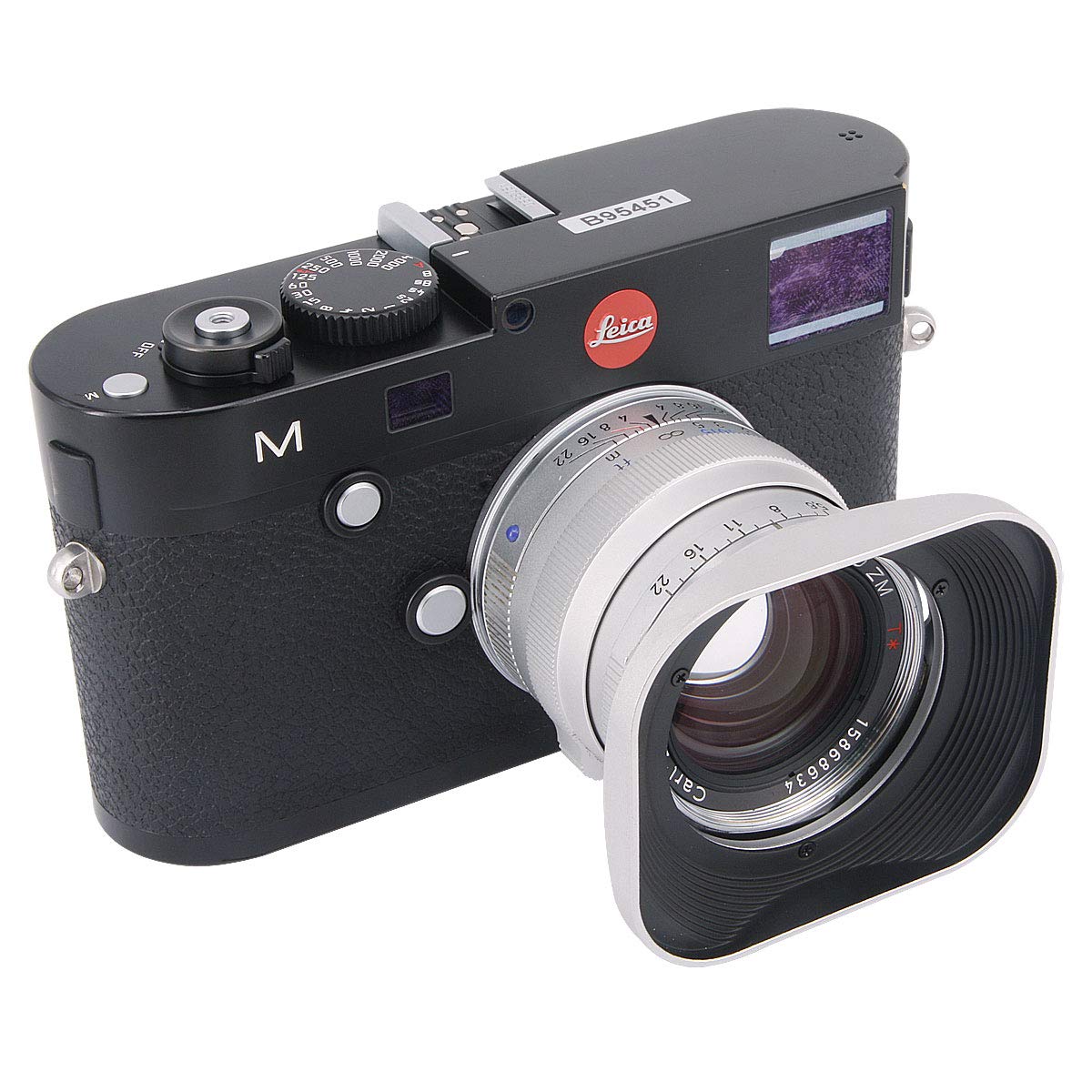 Haoge Lh Zv07 Square Metal Lens Hood For Carl Zeiss Biogon T* 2/35 35Mm F2 Zm, C Biogon 2.8/35 35Mm F2.8 Zm, Planar T 2/50 50Mm