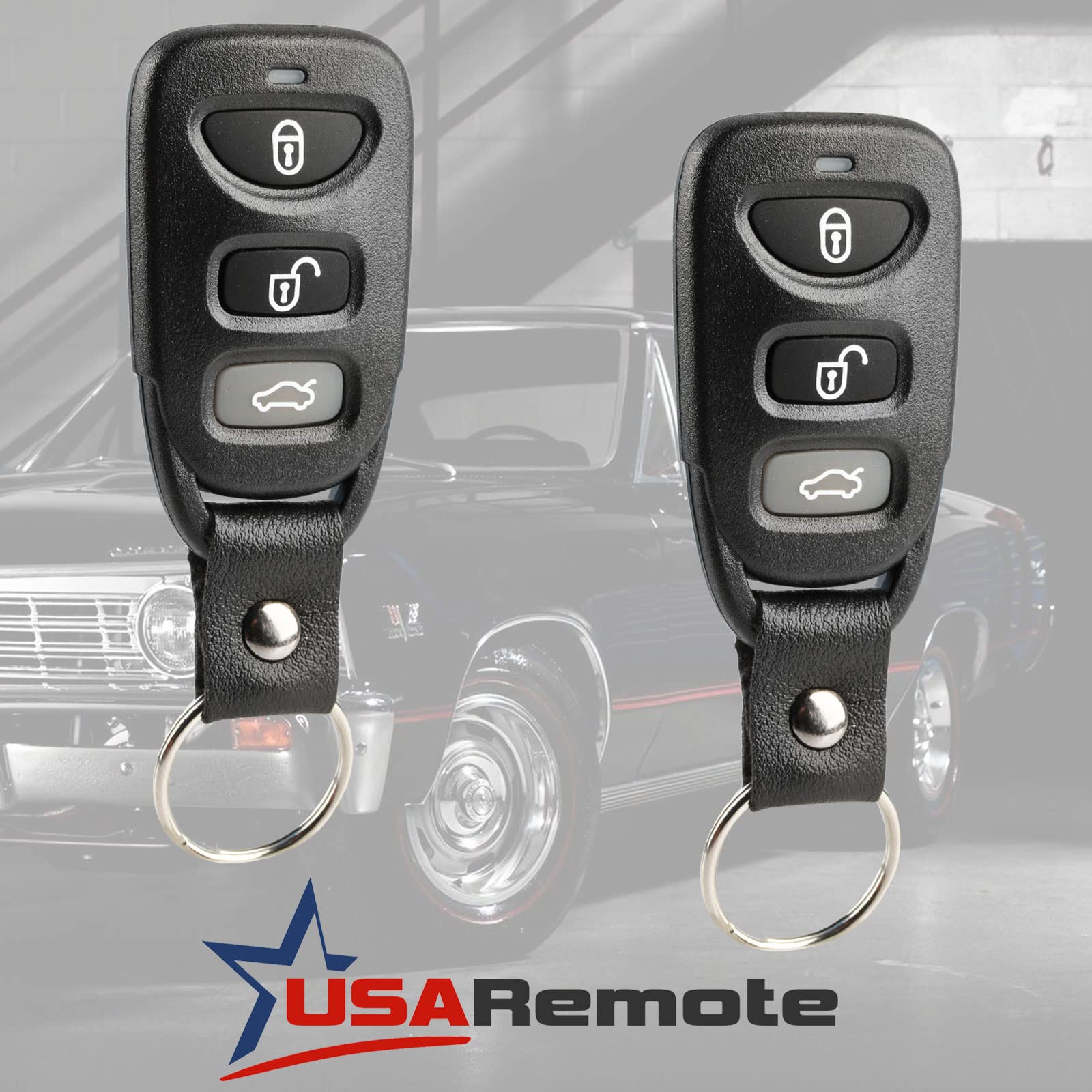 Car Key Fob Keyless Entry Remote Fits 2007 2010 Hyundai Elantra / 2006 2010 Hyundai Sonata (Osloka 310T), Set Of 2