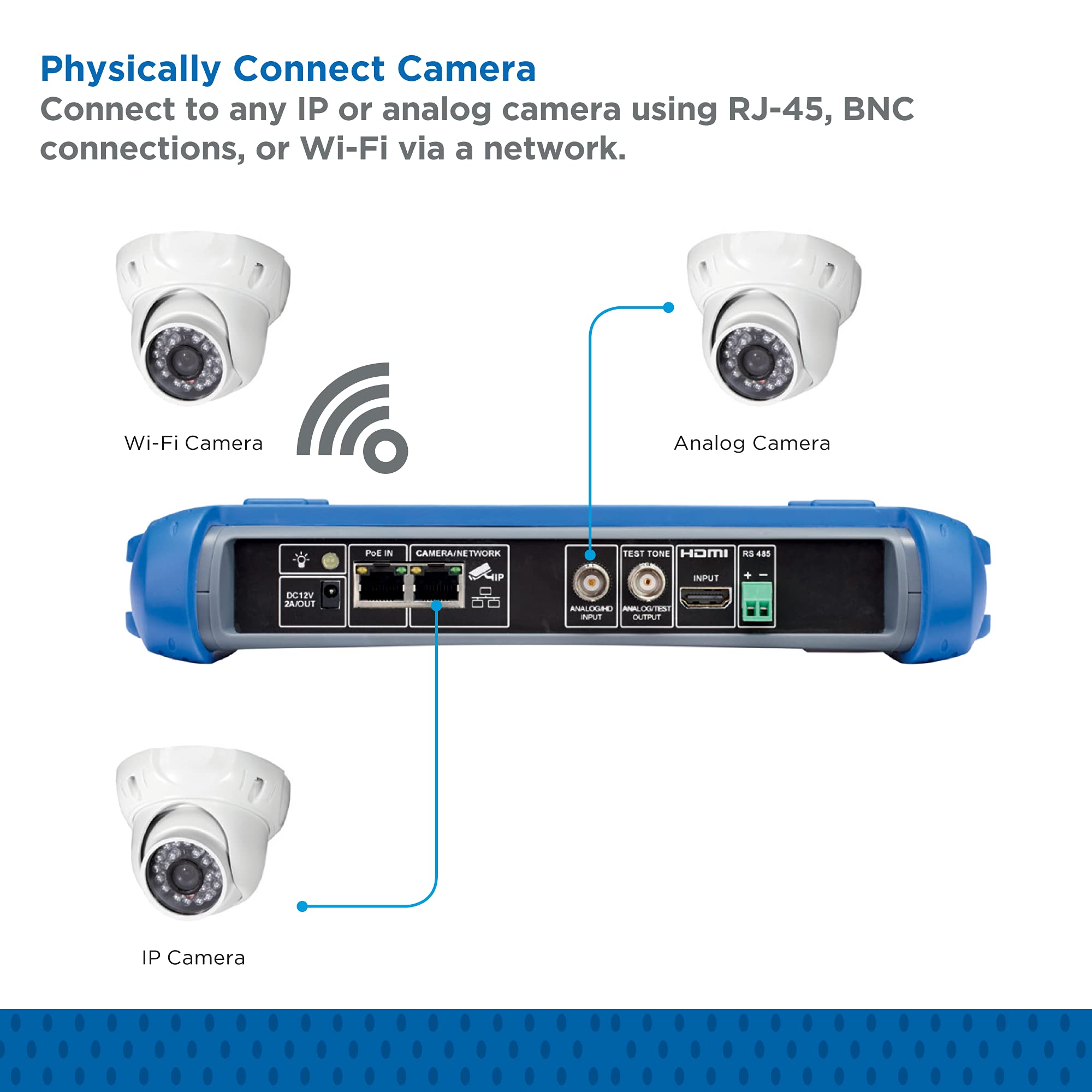Trend Networks | R171000 | Securitest Ip | Cctv Camera Tester For Ip Digital/Hd Coax/Analog Systems | Camera Configuration, Inst