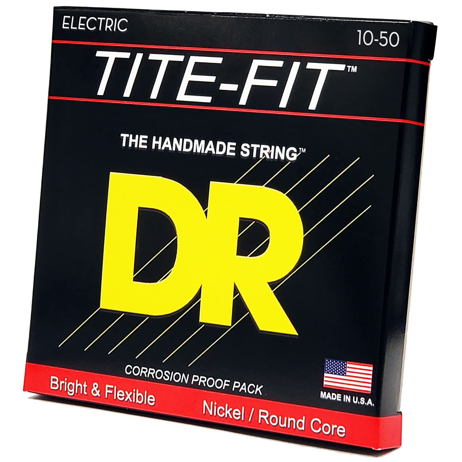 Dr Strings Tite Fit Electric Round Core 10 50
