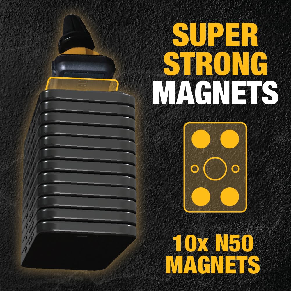 Dewalt Magnetic Phone Holder For Car, Universal Air Vent Magnetic Car Phone Holder, Reinforced Automobile Mount For Mobile Devic