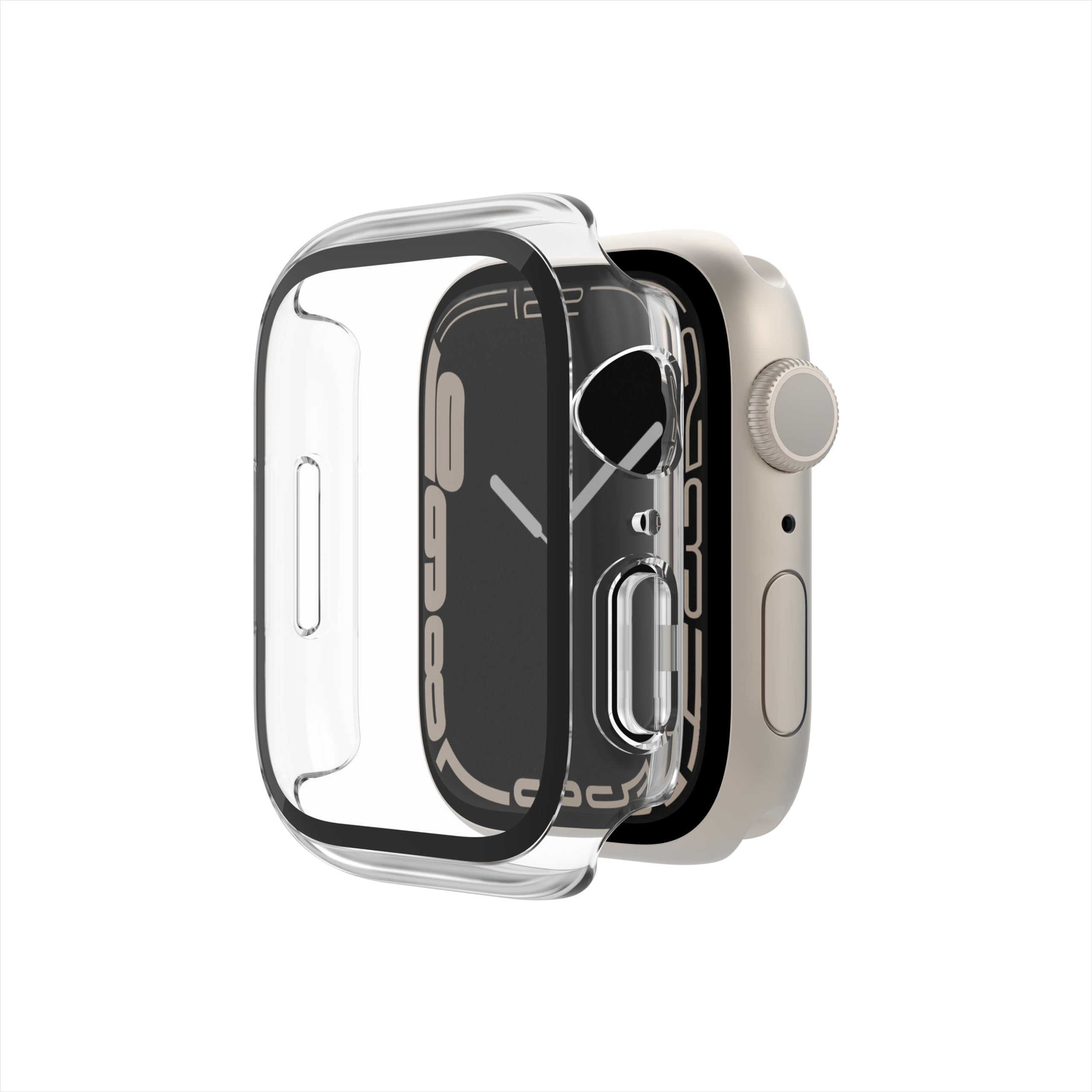 Belkin Screenforce Apple Watch Case   Bumper Case & Tempered Glass Screen Protector For 44Mm & 45Mm Apple Watch Series 9, 8, 7,
