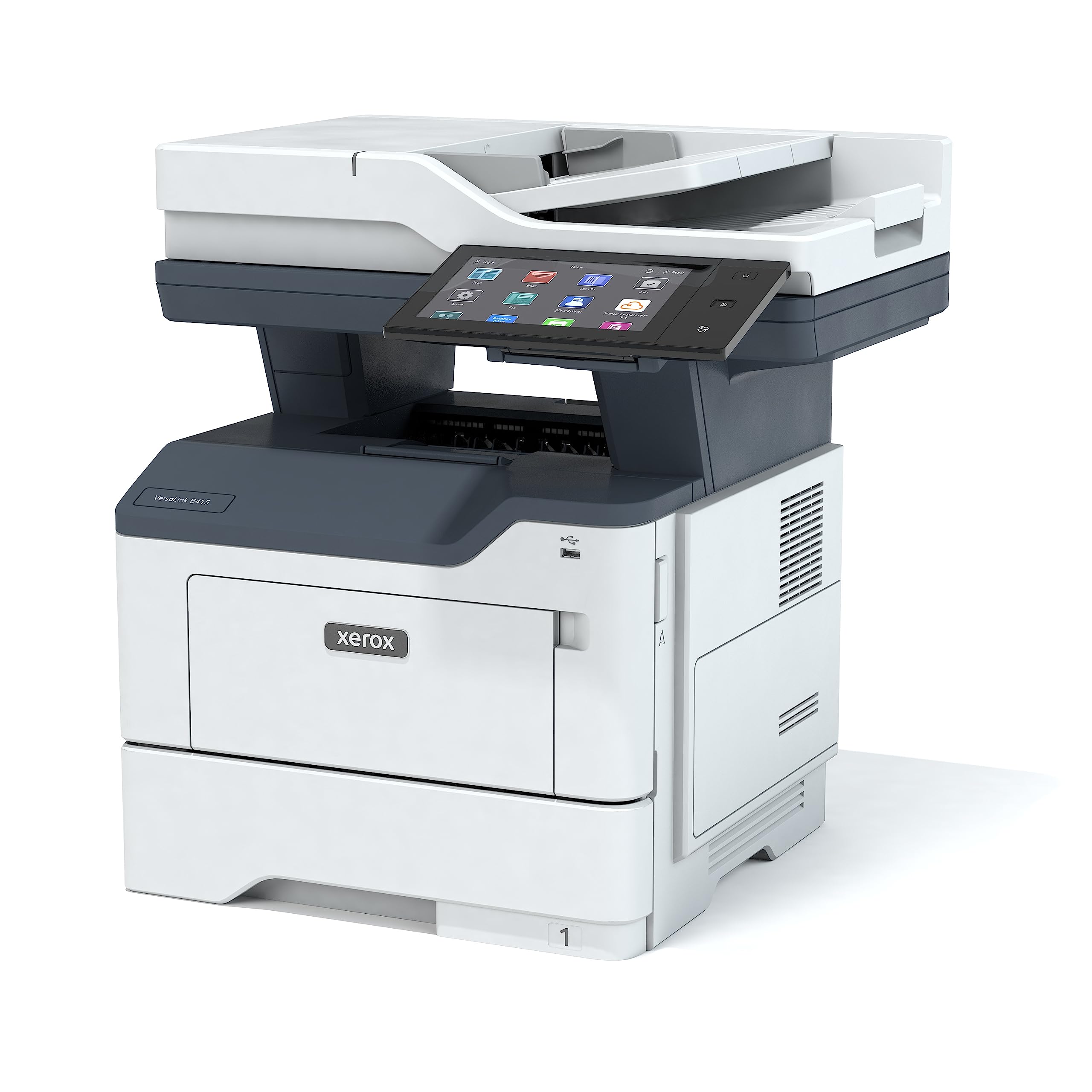 Xerox B415DN All in One, Laser, B&W, Wireless, DADF, Letter, Print, Scan, Copy, Fax, Energy Star Certified, Up to 50PPM