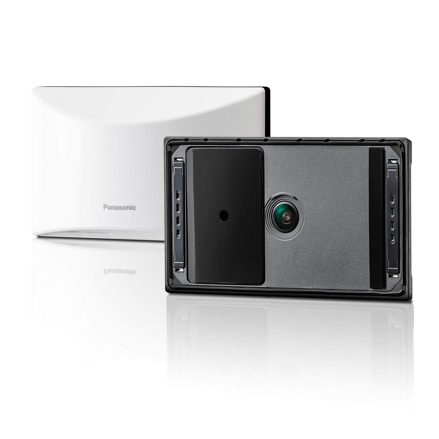 Panasonic Homehawk Window Home Monitoring Camera For Outdoor Monitoring, Mounts To Inside Window, Color Night Vision, Wide Angle