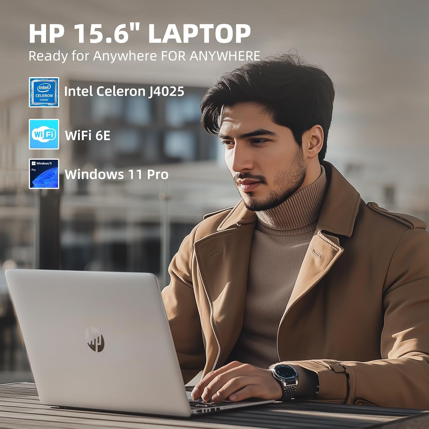 Hp Flagship Touchscreen Laptop Computer - Free Cd/Dvd Drive Office Lifetime  15.6 Hd Touchscreen  Intel I3 1215U  Wi-Fi 6E  Anti