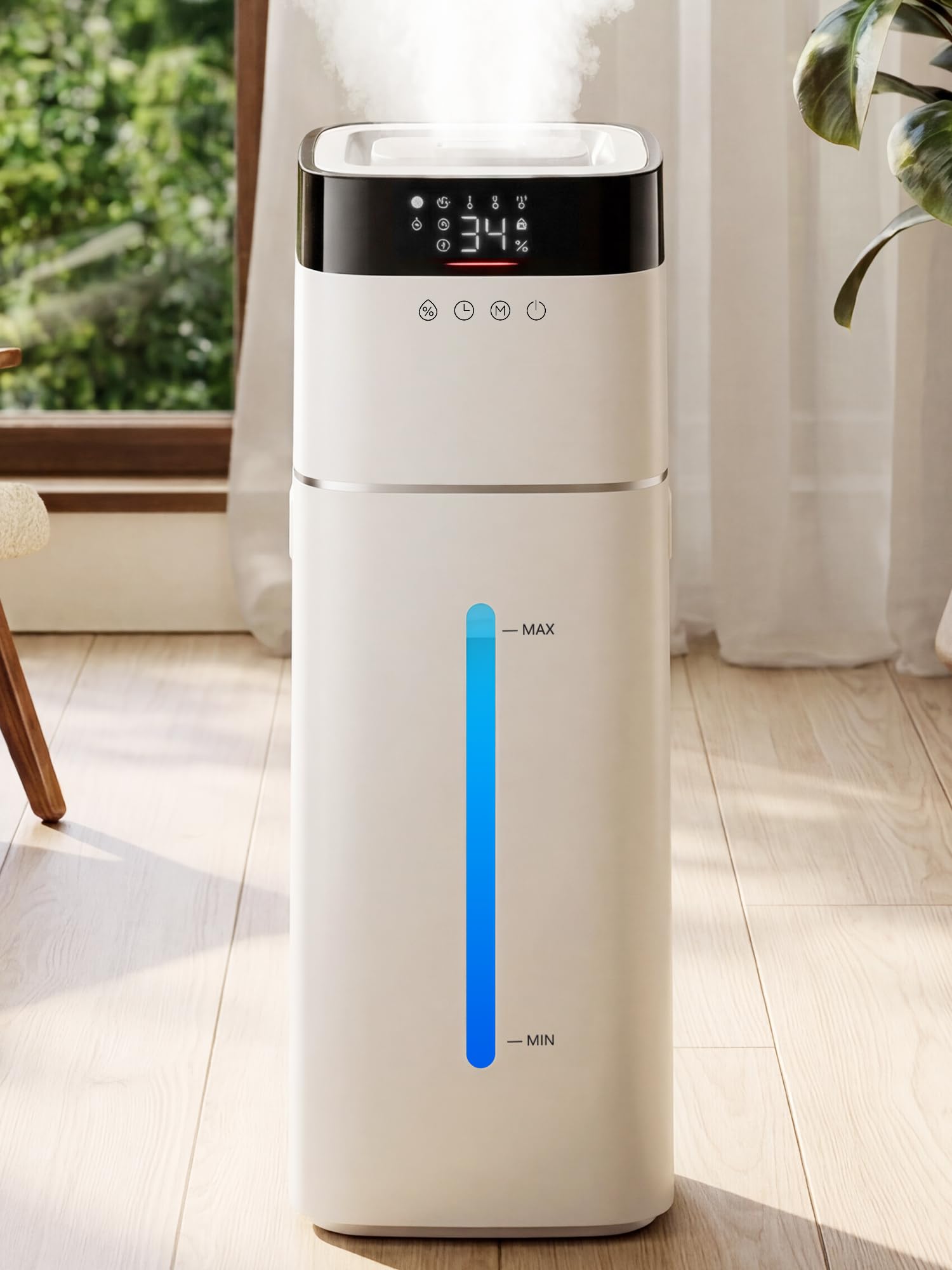 Uthfy 16L/4.2Gal Humidifiers Large Room 1500ft, 100H Runtime Air Humidifiers for Bedroom with 4 Modes, Humidity Setting, Child L