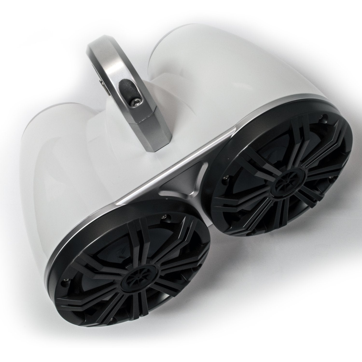 Kicker White Dual Wake Tower System Charcoal 6.5'' Marine Rgb Led Speakers