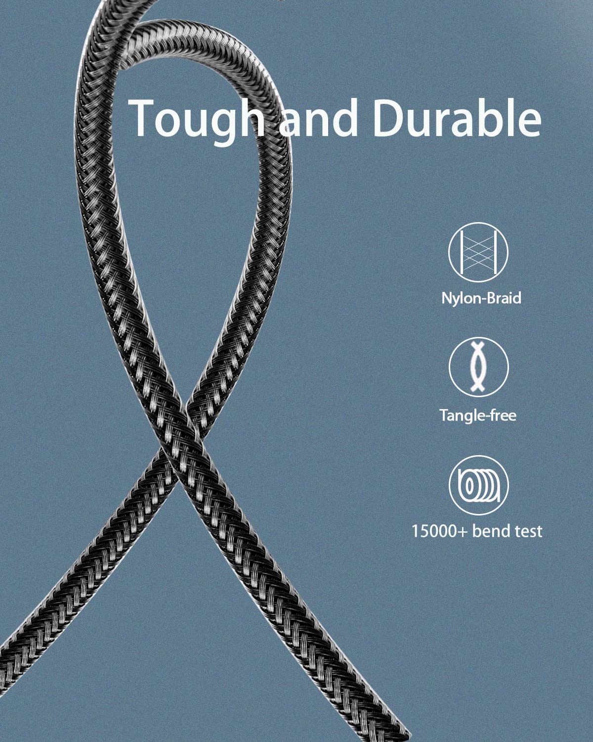 Solmimi Usb Extension Cable 8 Ft, Male To Female 3.0 Usb 5 Gbps High Speed Transmission Cable Compatible With Gamepad, Keyboard,