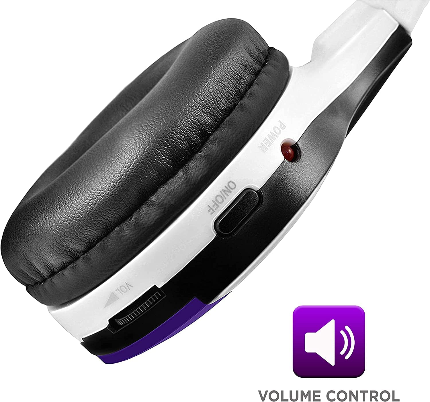 Xo Vision Ir630Pr Universal Ir Wireless Foldable Headphones - Purple Wireless Bluetooth-Enabled Lightweight Portable For Iphone,