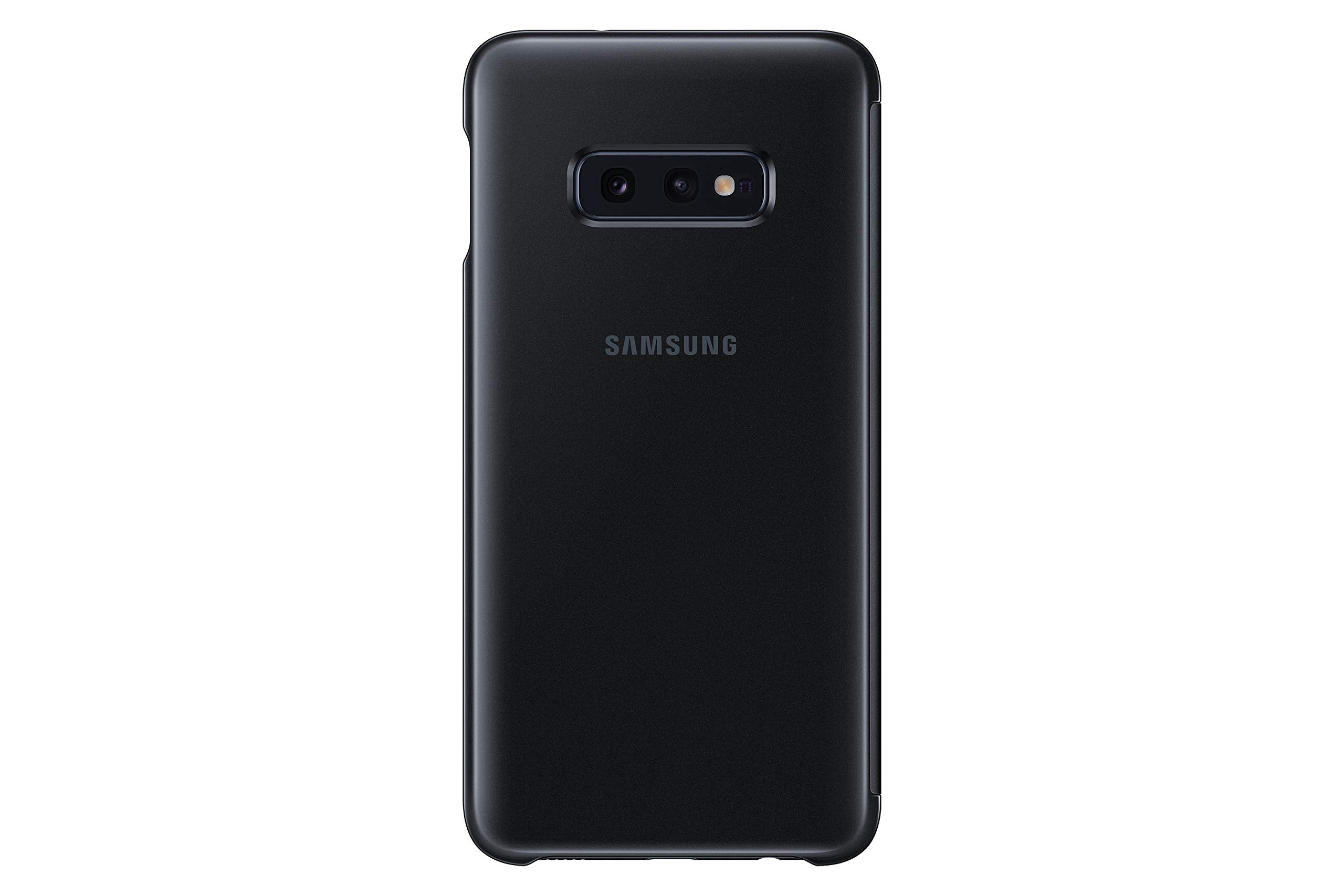 Samsung Galaxy S10e S-View Flip Case - Black, Slim Design, Durable Protection for Samsung Galaxy S10 E