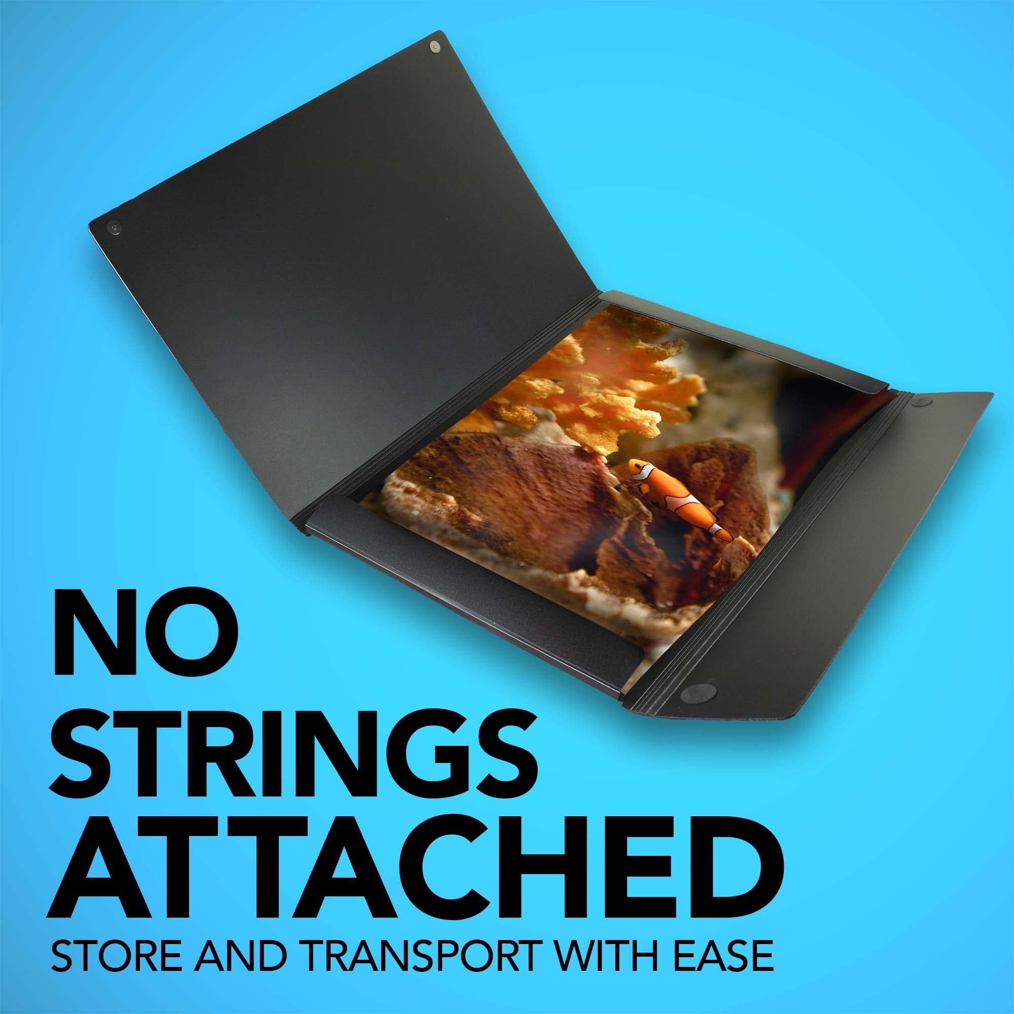 Itoya Profolio, Magnet Closure Portfolio Case, 18X24 Inches (Mg 1824Bk)