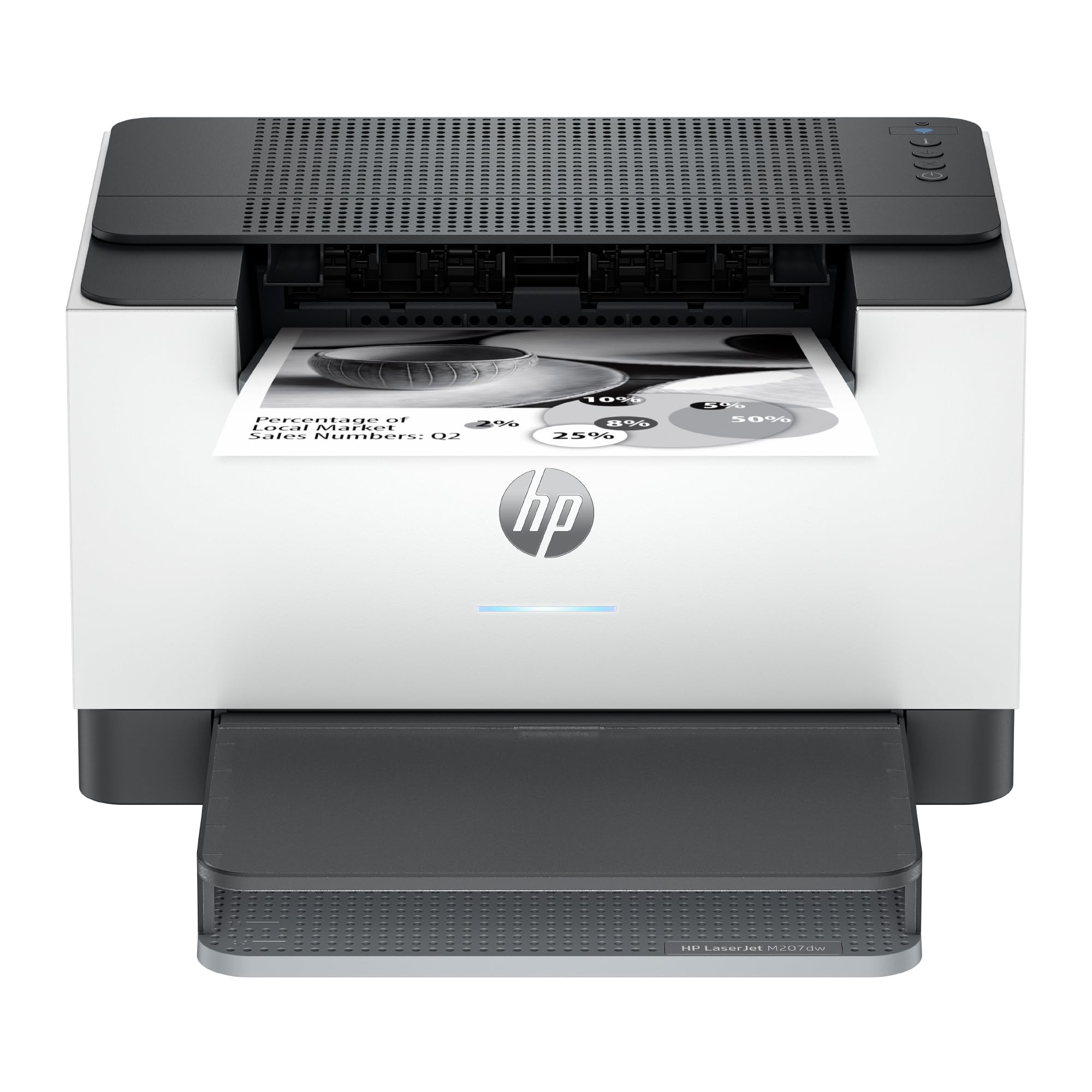 HP Laserjet M207dw Laser Wireless Printer, Black and White, Duplex, Best for Office