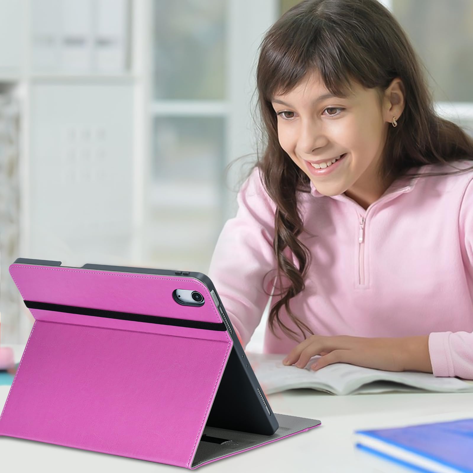 Hfcoupe 2024 Ipad Air 11 Inch Gen 6 M2, Ipad Air 5Th/4Th Generation 10.9 Inch Case (2022 & 2020), Stitch Ipad Air Cover With Pen