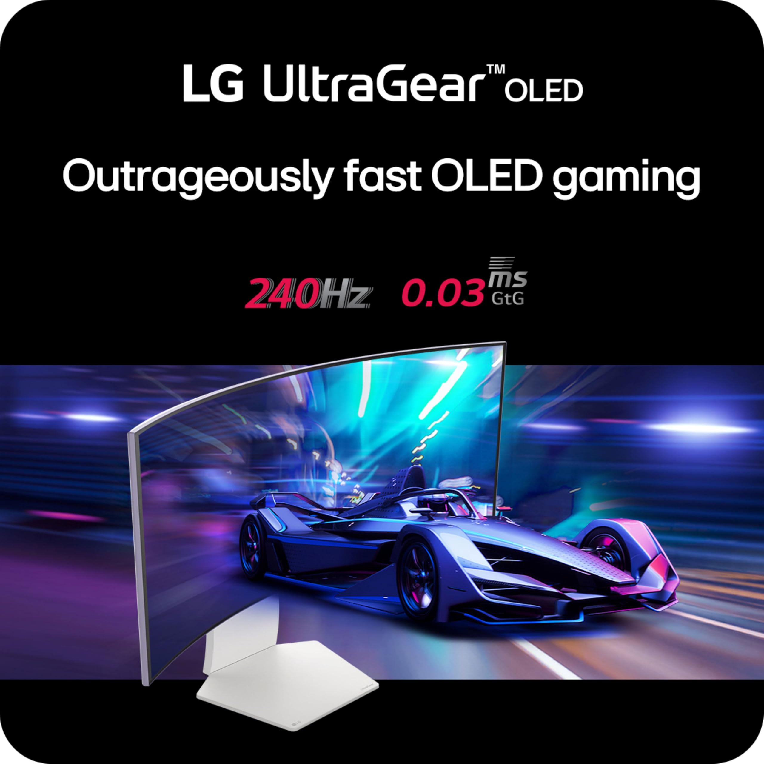 Lg 34Gs95Qe 34 Inch Ultragear Oled Curved Gaming Monitor Wqhd 1440P 800R 240Hz 0.03Ms Amd Freesync Premium Pro Nvidia G Sync Hdm