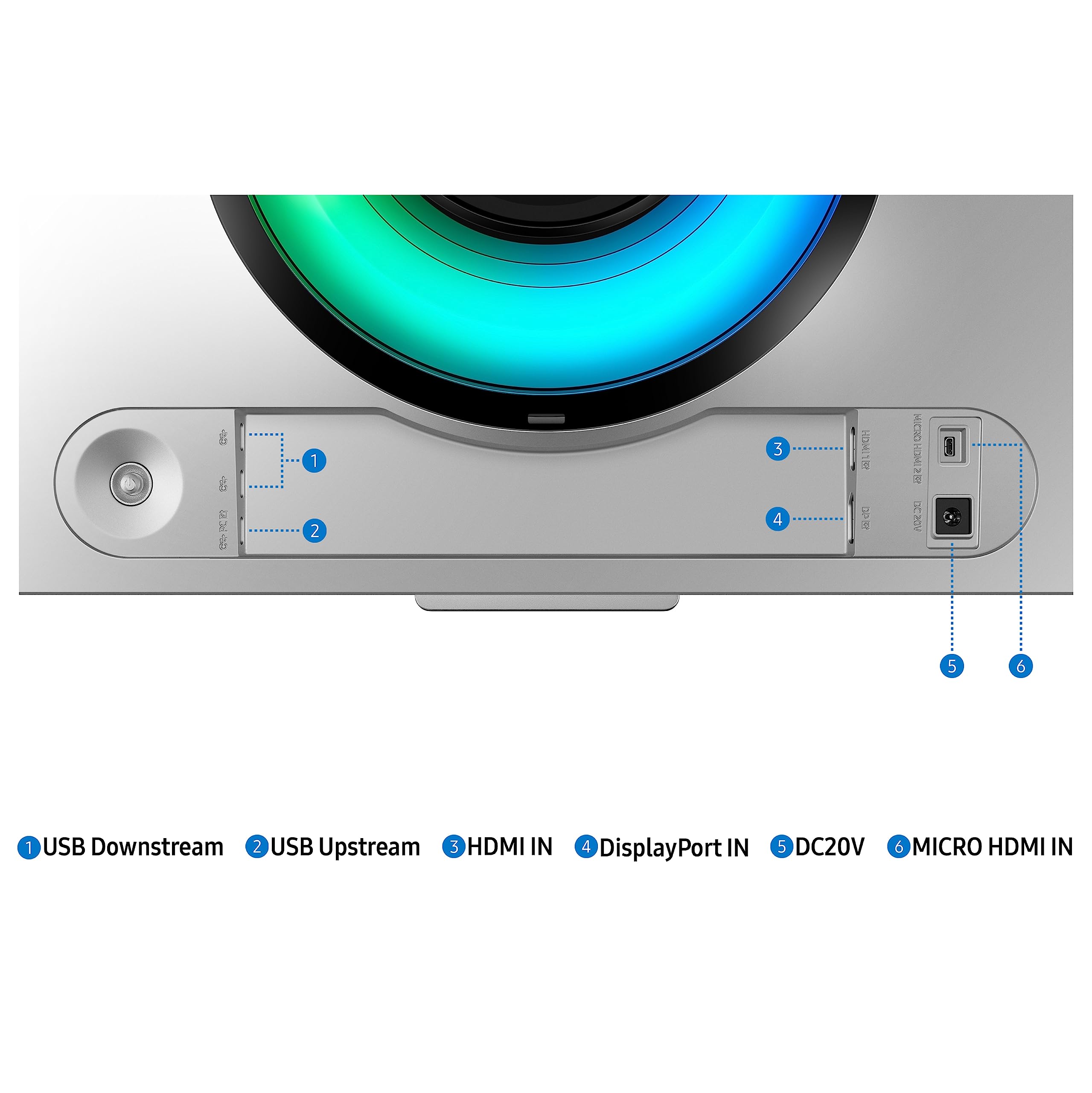 Samsung 49'' Odyssey Oled G9 (G95Sc) Series Curved Smart Gaming Monitor, 240Hz, 0.03Ms, G Sync Compatible, Dual Qhd, Neo Quantum