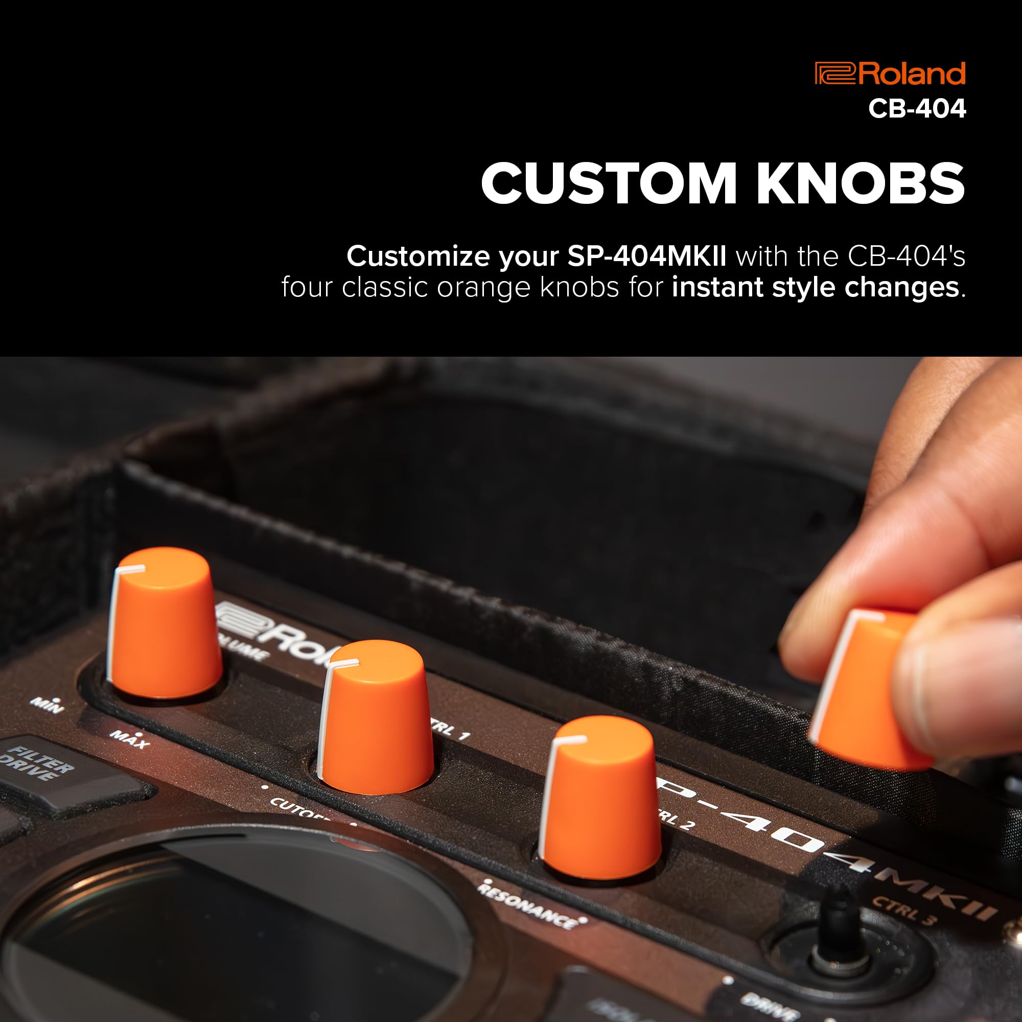 Roland Cb-404 Custom Sp-404Mkii, Sp-404A, Sp-404Sx & Sp-404 Samplers Carry Case