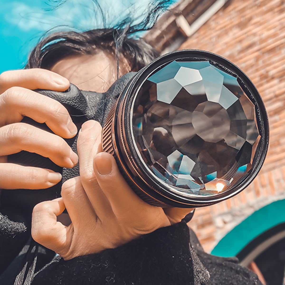 Kogjaers Kaleidoscope Lens Filter 72Mm Camera Effect Filters Fractal Photography For Photography Creation Repeating Subjects   P