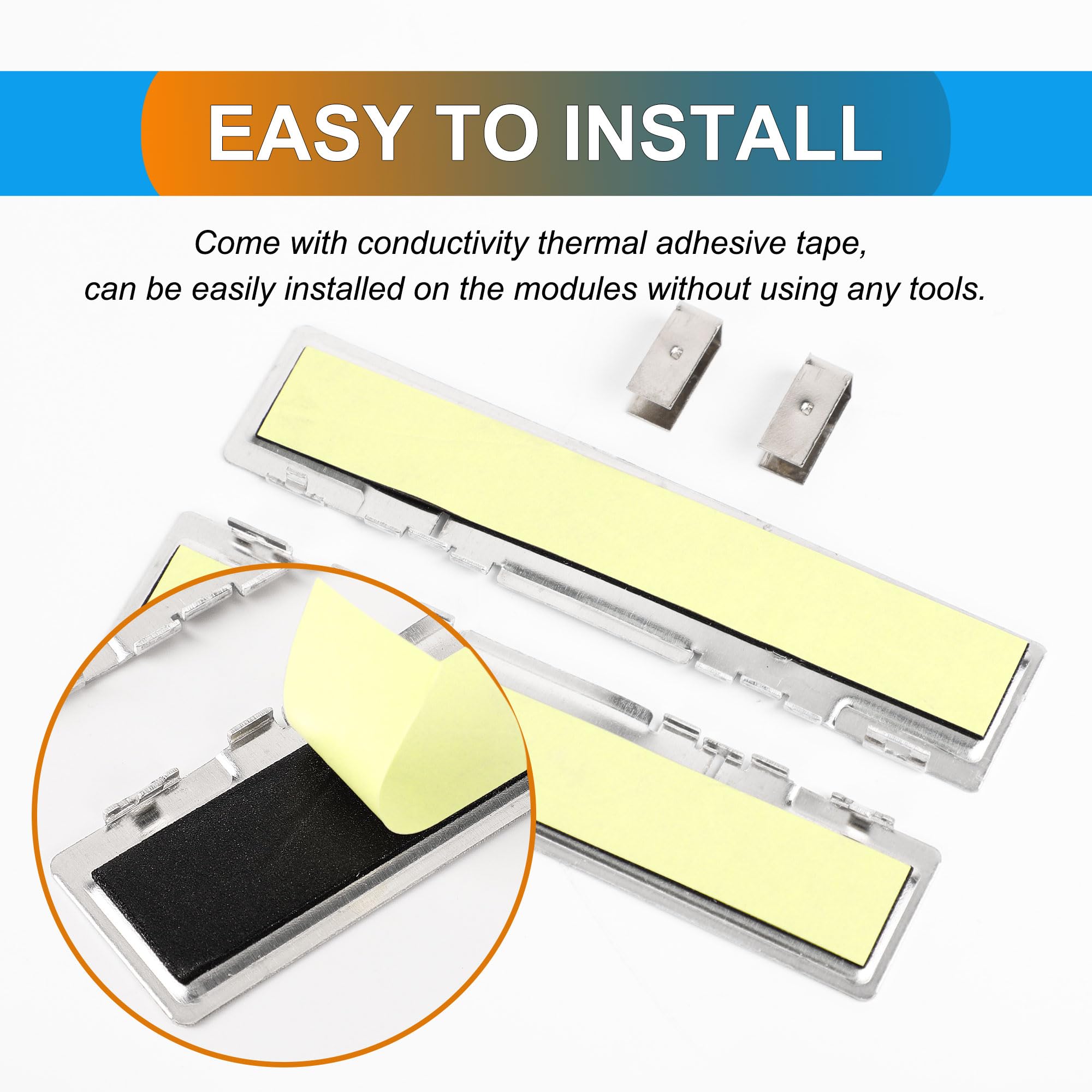 Uxcell 2 Pcs Silver Tone Aluminum Memory Heatsink Shim Cooler Cooling Fins Memory Heat Spreader For Ddr Sdr Ram