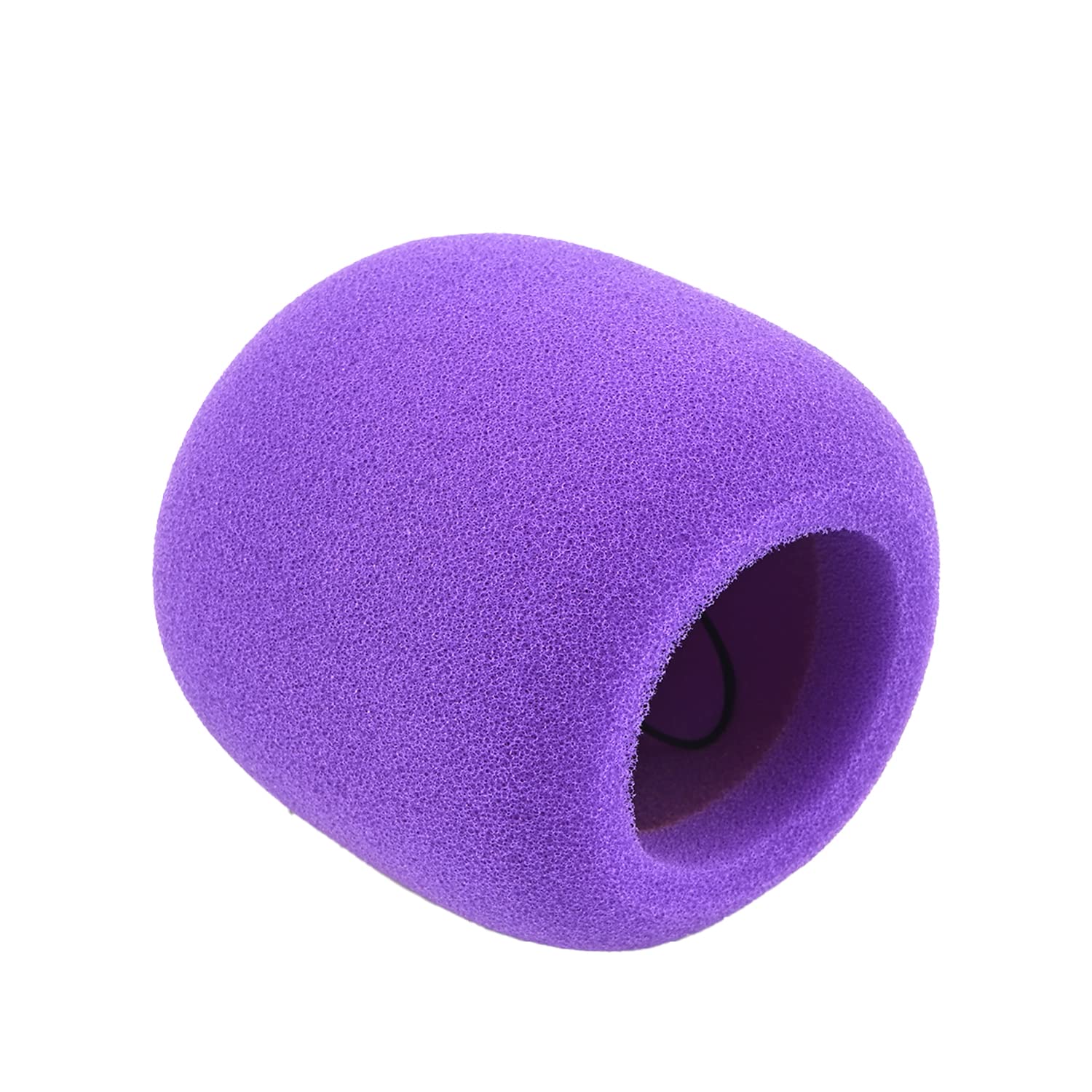 Fielect 1Pcs Microphone Cover Sponge Foam Mic Cover Handheld Microphone Windscreen Shield Protection Micro Foam Filter Purple Fo