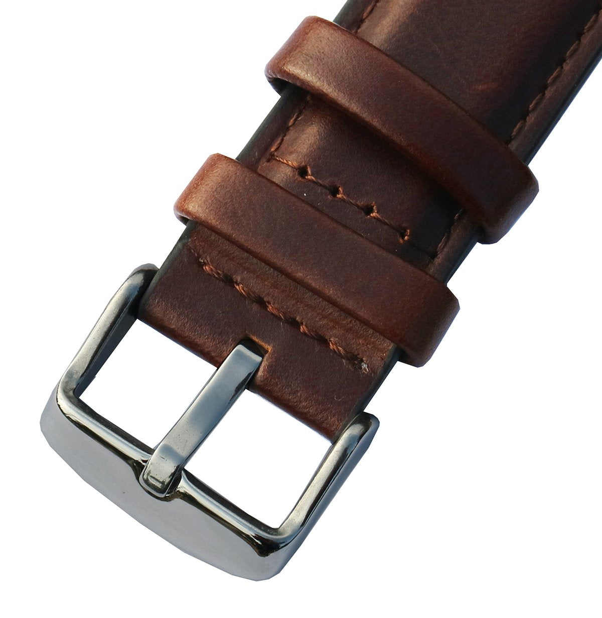 Otopo For Galaxy Watch3 45Mm Bands/Galaxy Watch 46Mm Bands, 22Mm Quick Release Genuine Leather Replacement Strap With Stainless