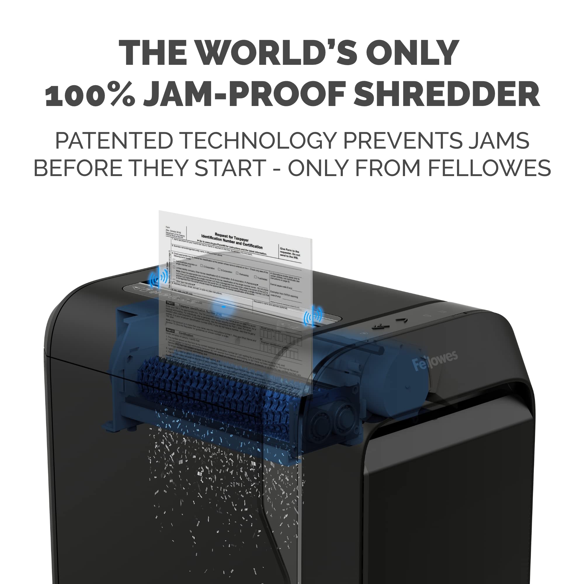 Fellowes Lx22M 20 Sheet P 4 Micro Cut, Heavy Duty Paper Shredder For Office, 100% Jam Proof (Black)