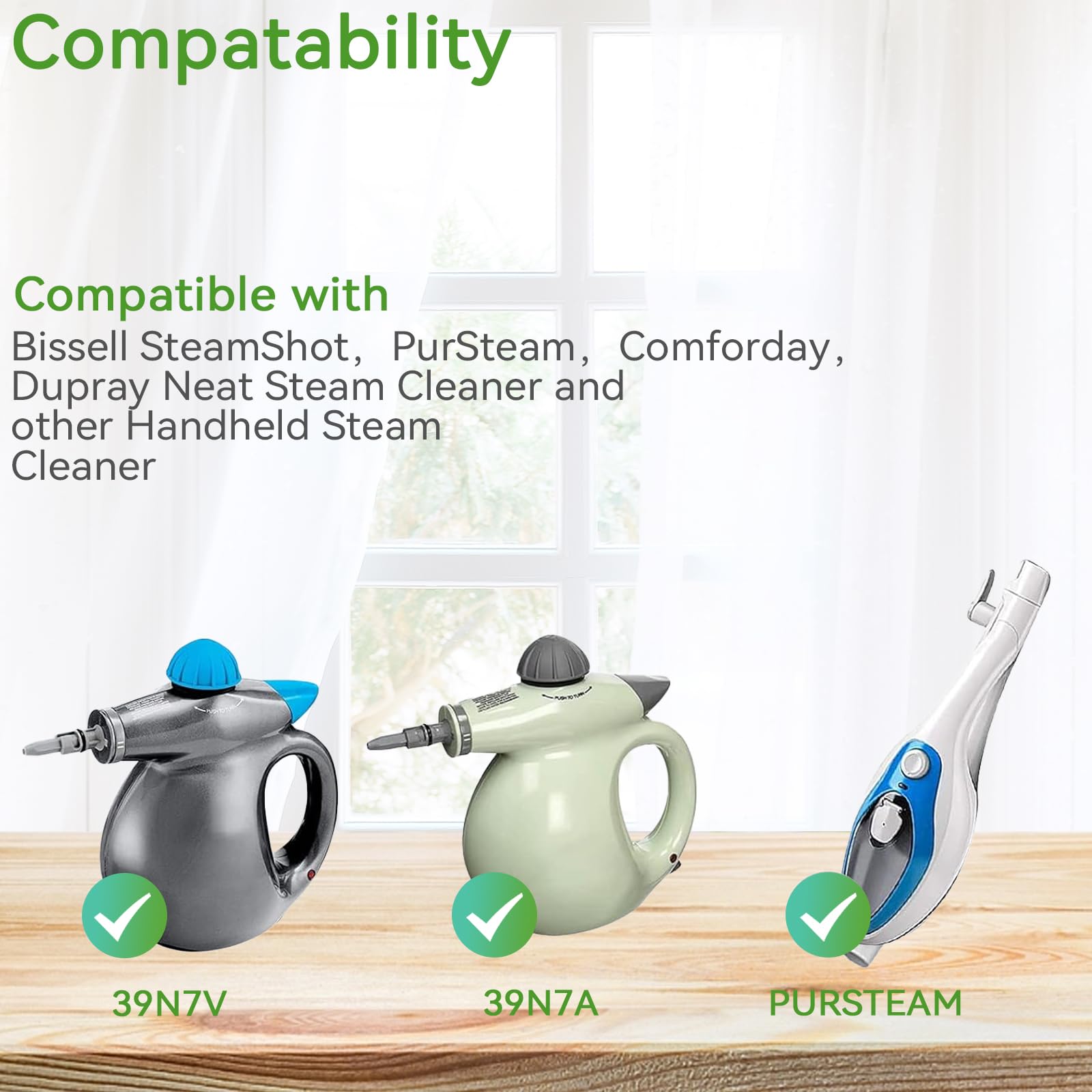 Steam Mop Pads For Handheld Steam Cleaner   Compatible With Wagner Spraytech, Bissell Steam Shot, Comforday, Pursteam Etc   Univ