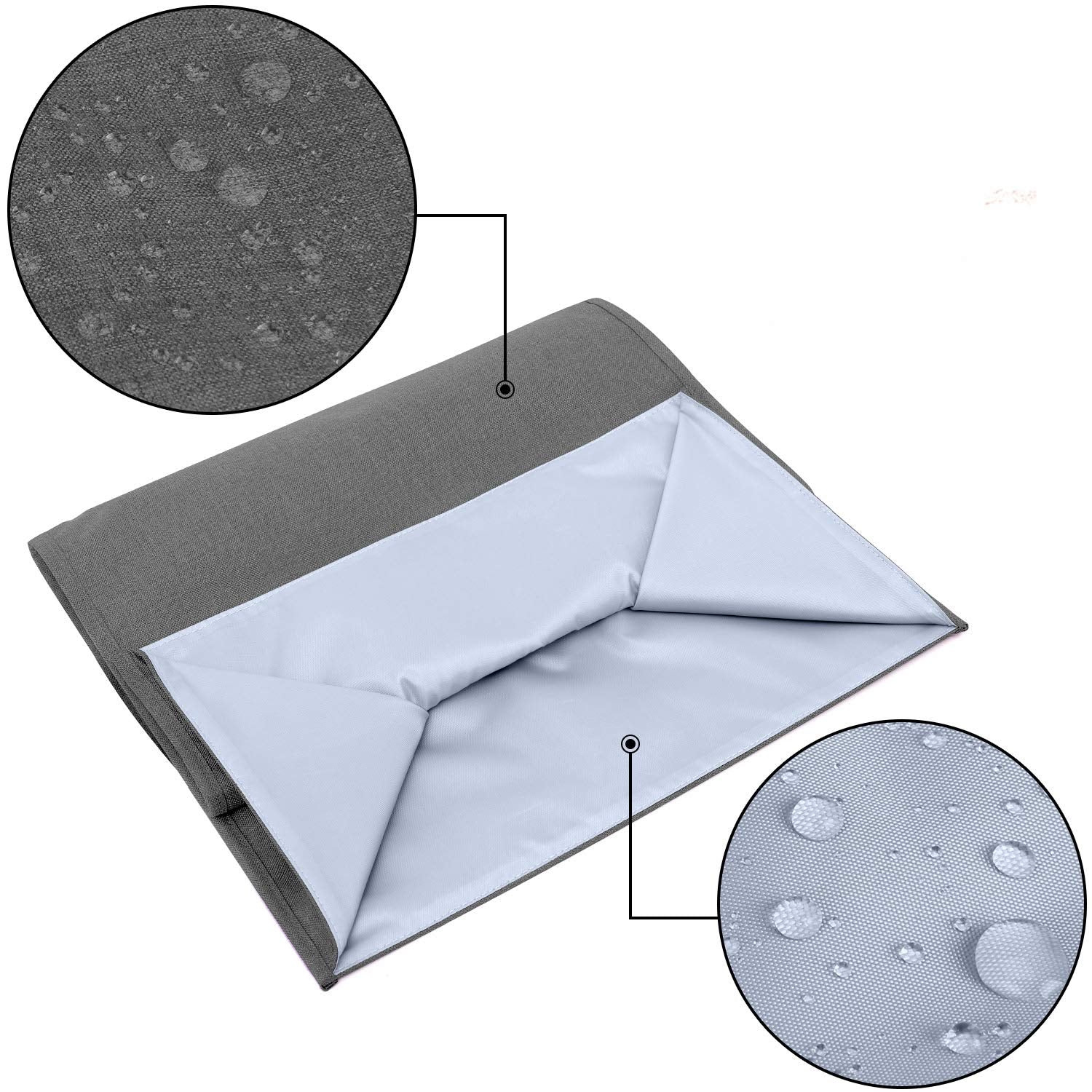 Luxja Dust Cover Compatible With 4.5 Quart And 5 Quart Stand Mixer, Cloth Cover With Pockets For Stand Mixer And Extra Accessori