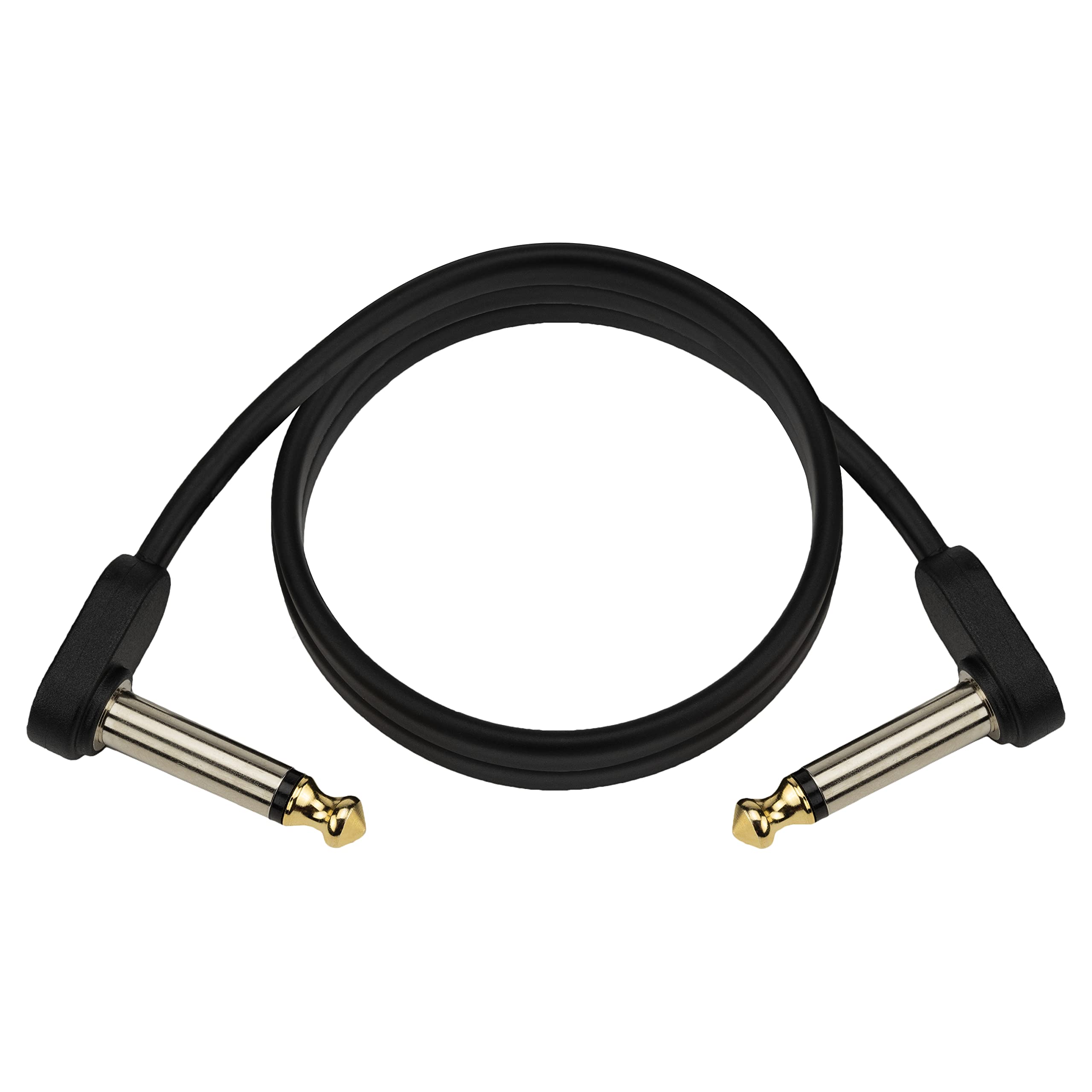 D'Addario Accessories Instrument Cable, 1/4'', Flat Right Angle, 2 In (Pw Fprr 02)