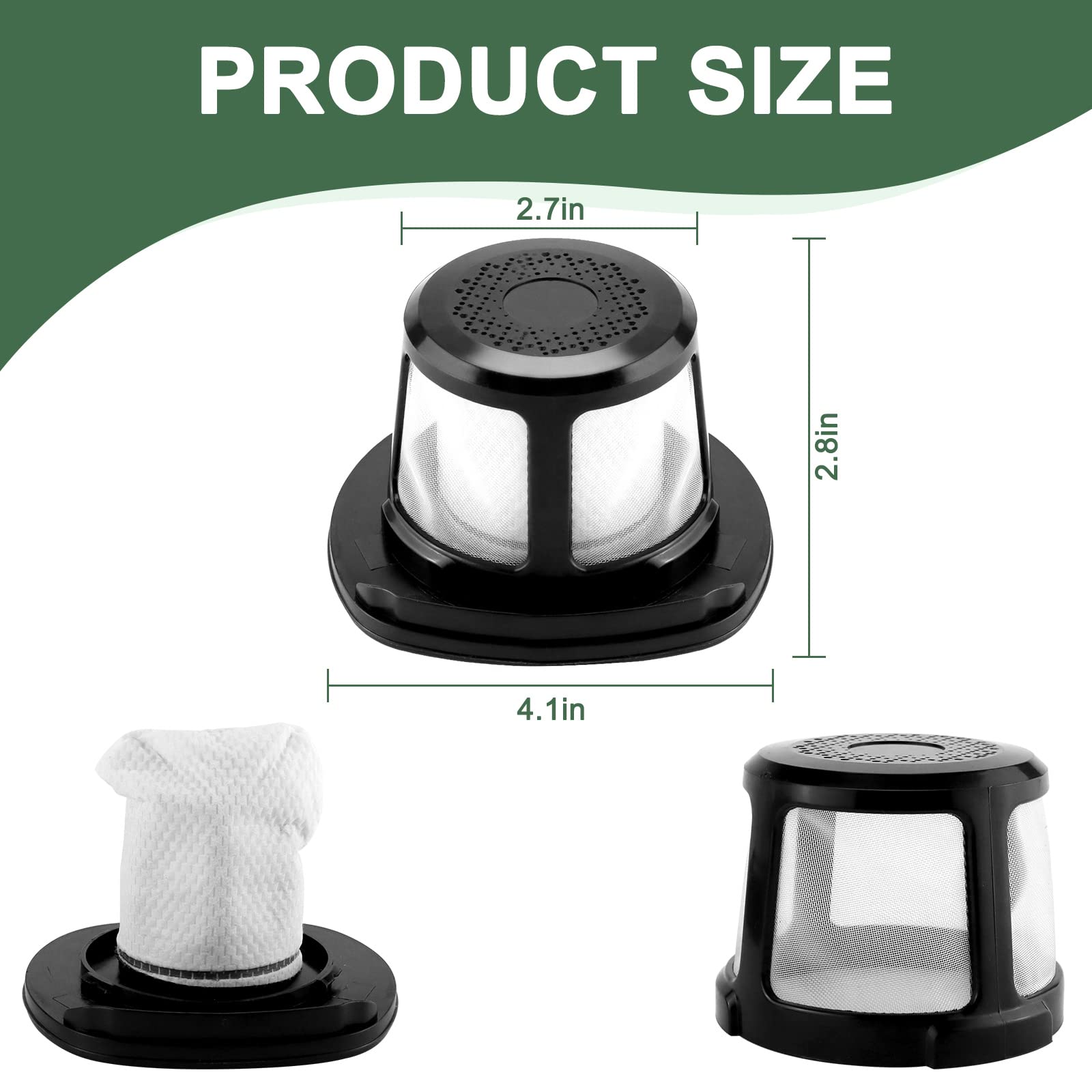 3061 3079 Filter Replacement For Bissell Powerlifter Pet Filter And Adapt Ion Filter, Compatible With 2286 2286A 2482 3079 2387,