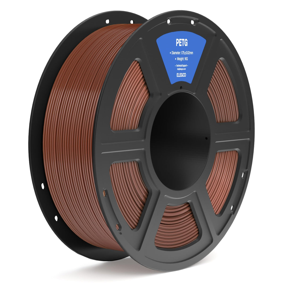 Elegoo Petg Filament 1.75Mm Brown 1Kg, 3D Printer Filament Dimensional Accuracy +/  0.02 Mm, 1Kg Spool(2.2Lbs) Fits For Most Fdm