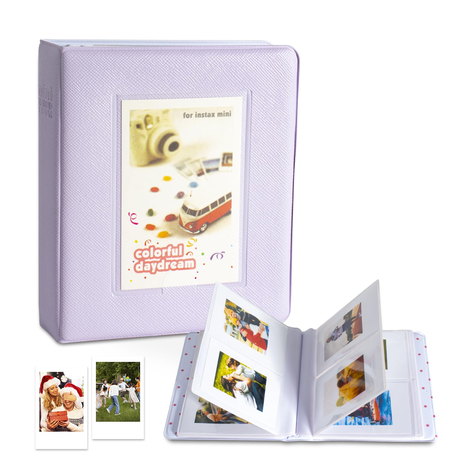 Riosin Instant Camera Accessories Bundle Compatible With Fujifilm Instax Mini 12 11 Camera Include Mini Photo Album,Film Frames,