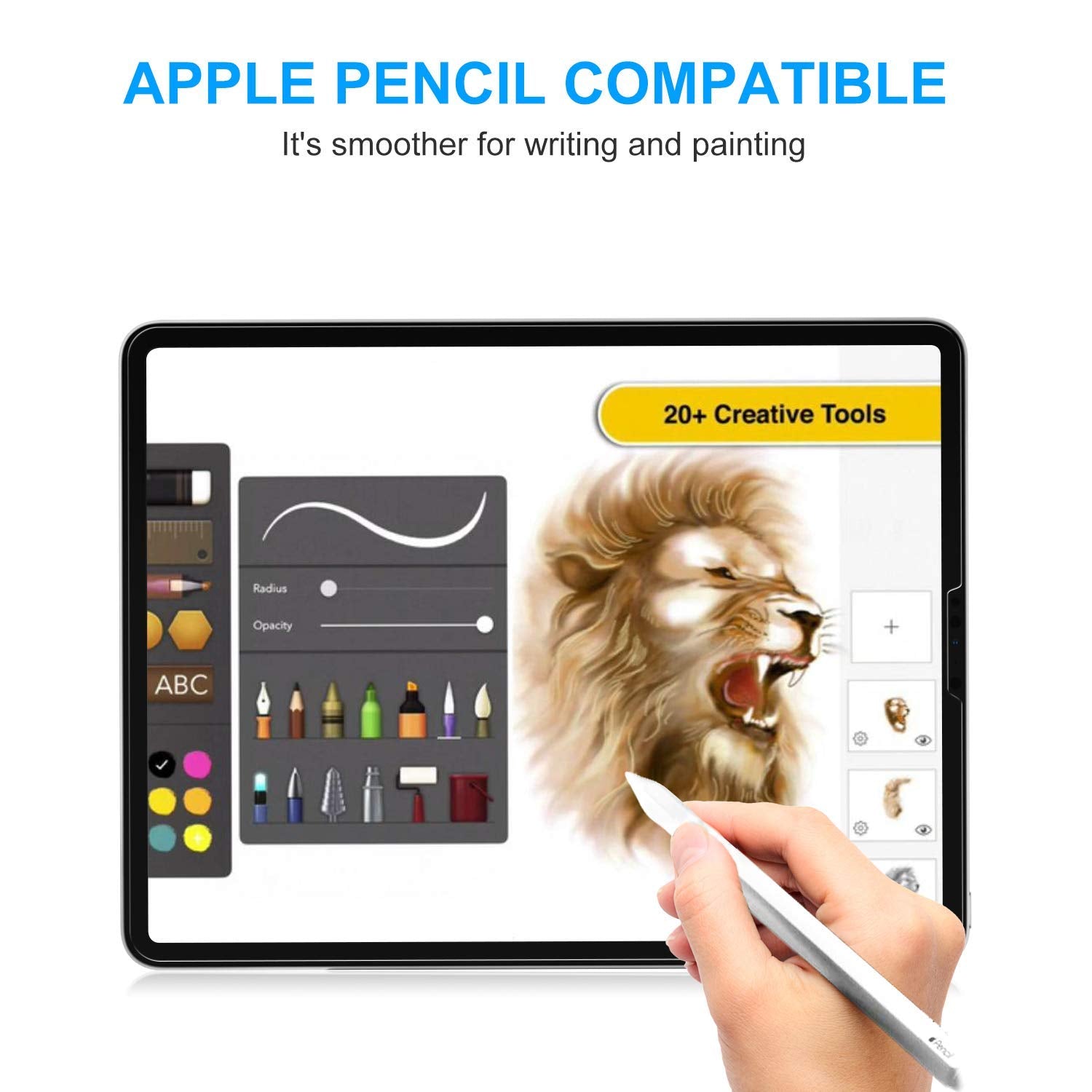 Vultic Screen Protector [3 Pack] For Ipad Air 5 2022 / Air 4 2020 / Pro 11 Inch (2022/2021/2020/2018), Tempered Glass Film Cover