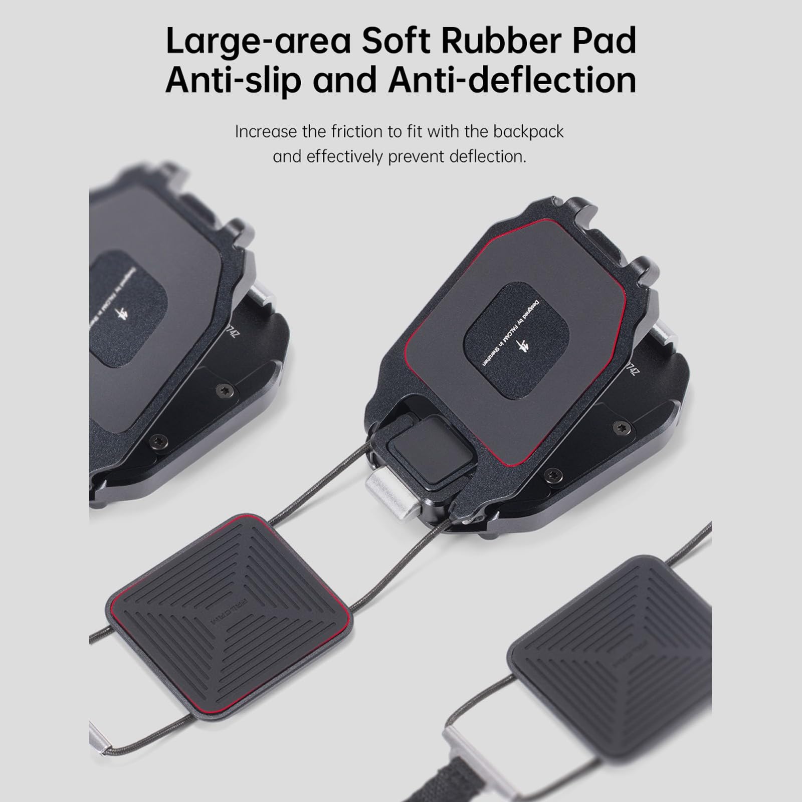 Falcam F38 Quick Release Kit For Backpack V2 With Locking Gasket Compatible With Standard Arca   Swiss Sizes, Bearing 30Kg New Version