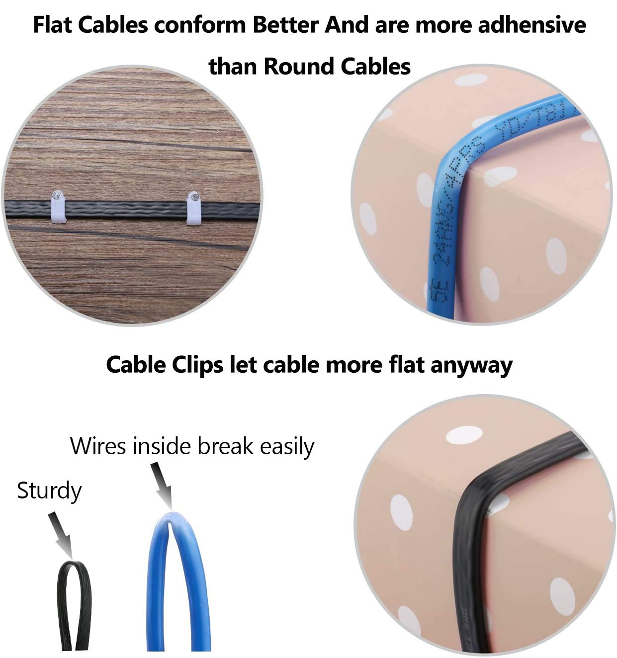 Cat8 Ethernet Cable, Outdoor&Indoor, 3 Ft Heavy Duty High Speed Cat 8 Lan Network Cable, 40Gbps 2000Mhz Rj45 Flat Internet Compu