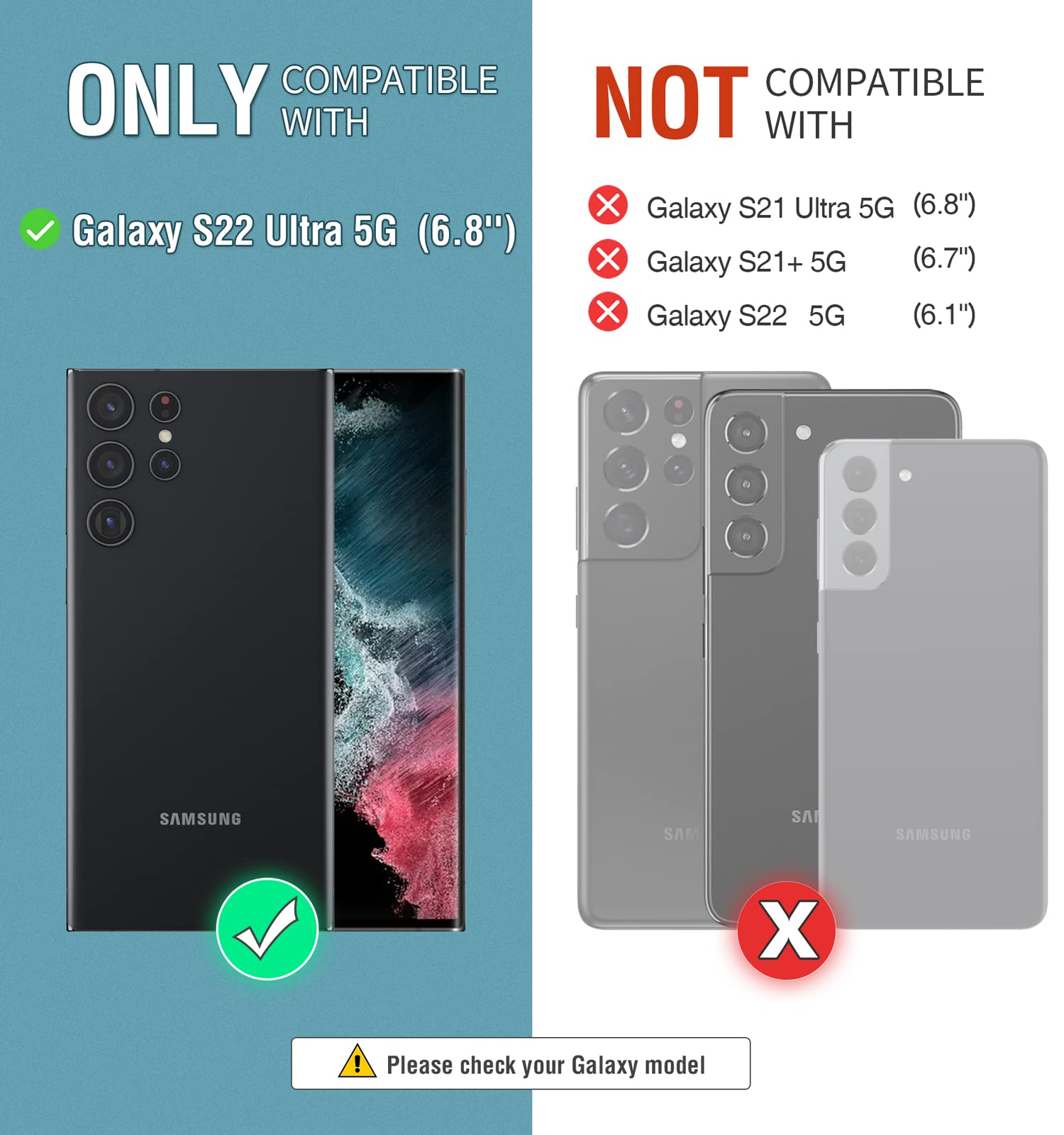 Ocase Compatible With Galaxy S22 Ultra 5G Wallet Case, Pu Leather Flip Folio Case With Card Holders Rfid Blocking Kickstand [Sho