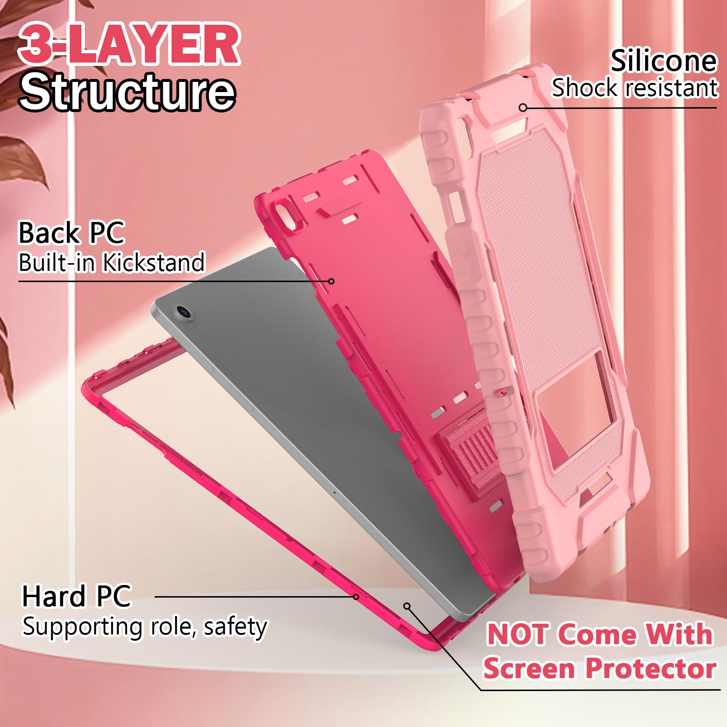 Grifobes For Samsung Galaxy Tab A9 Plus 11 Inch 2023 Cases, Heavy Duty Shockproof Rugged Cover For New Samsung Tablet A9+ 11'' C