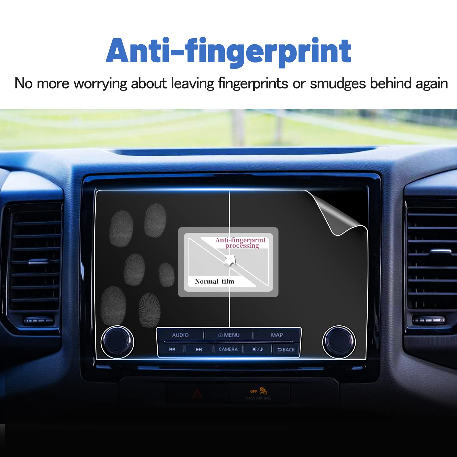 Shaohao 2023 2024 Nissan Frontier Screen Protector, For 2022 2024 Frontier S/Sv Pickup Truck 8 In Touch Screen Accessories