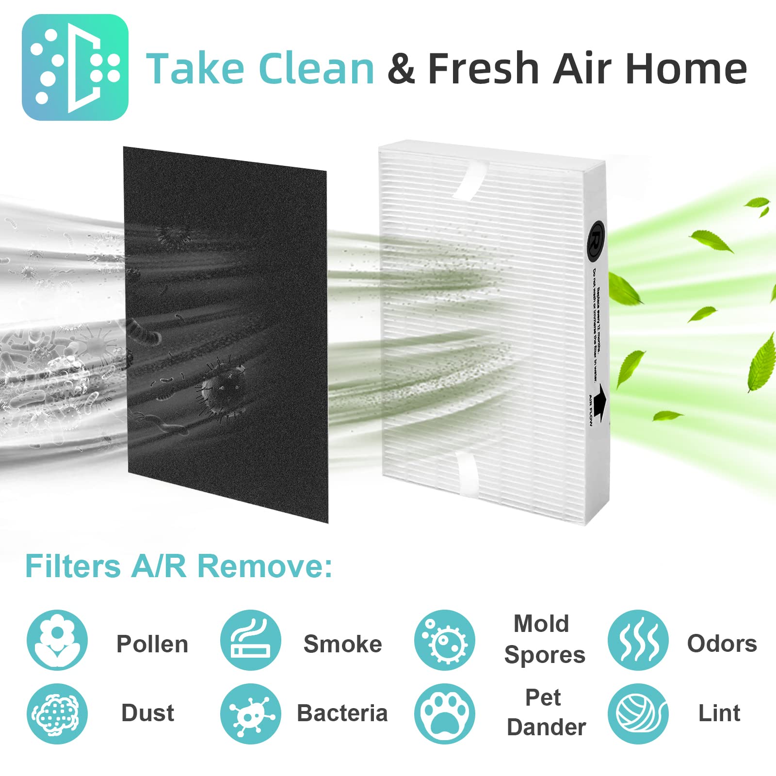 Hpa200 Hepa Filter Replacement For Honeywell Hpa200 Hrf Arvp200 Series Air Purifiers Hpa200, Hpa201, Ha202, Hpa204, Hpa250