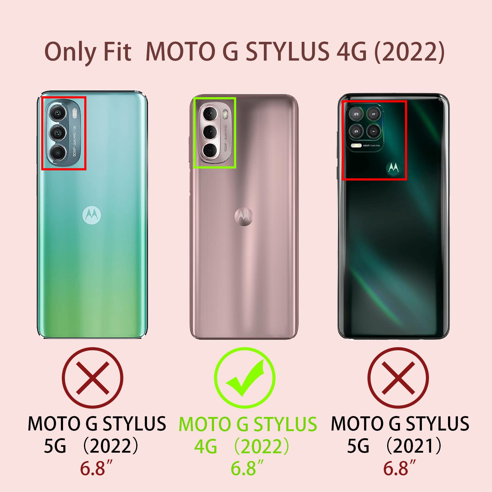 Nancheng Phone Case For Motorola G Pure 2021, For Moto G Play 2023 Case, Moto G Power 2022 Case Girls Women Cartoon Bubble Push