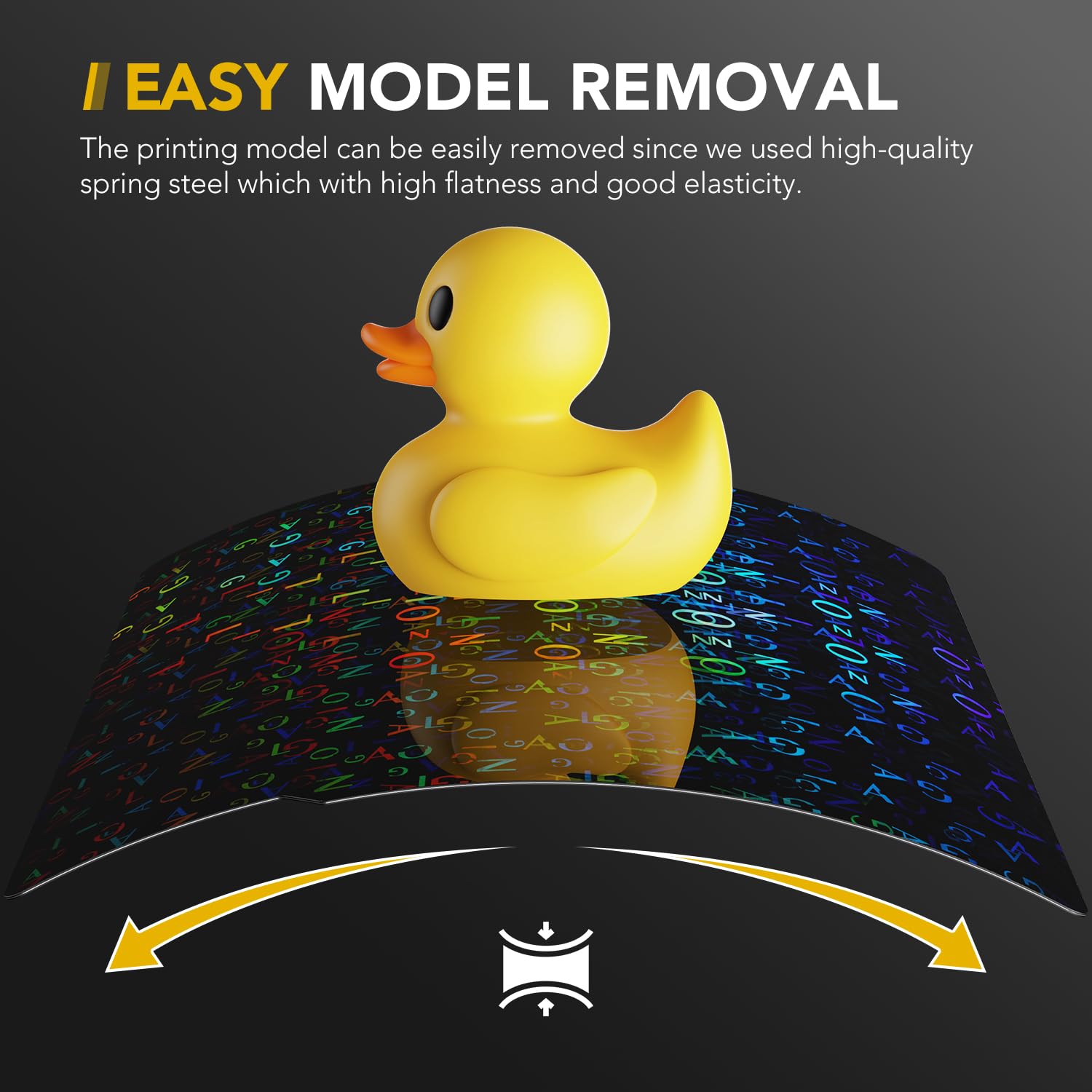 Vokelater 3D Printer Build Plate Pen Sheet For Bambu Lab X1/X1C/X1E/P1P/P1S/A1, Number + Letter Dual Texture 257X257Mm, Flexible