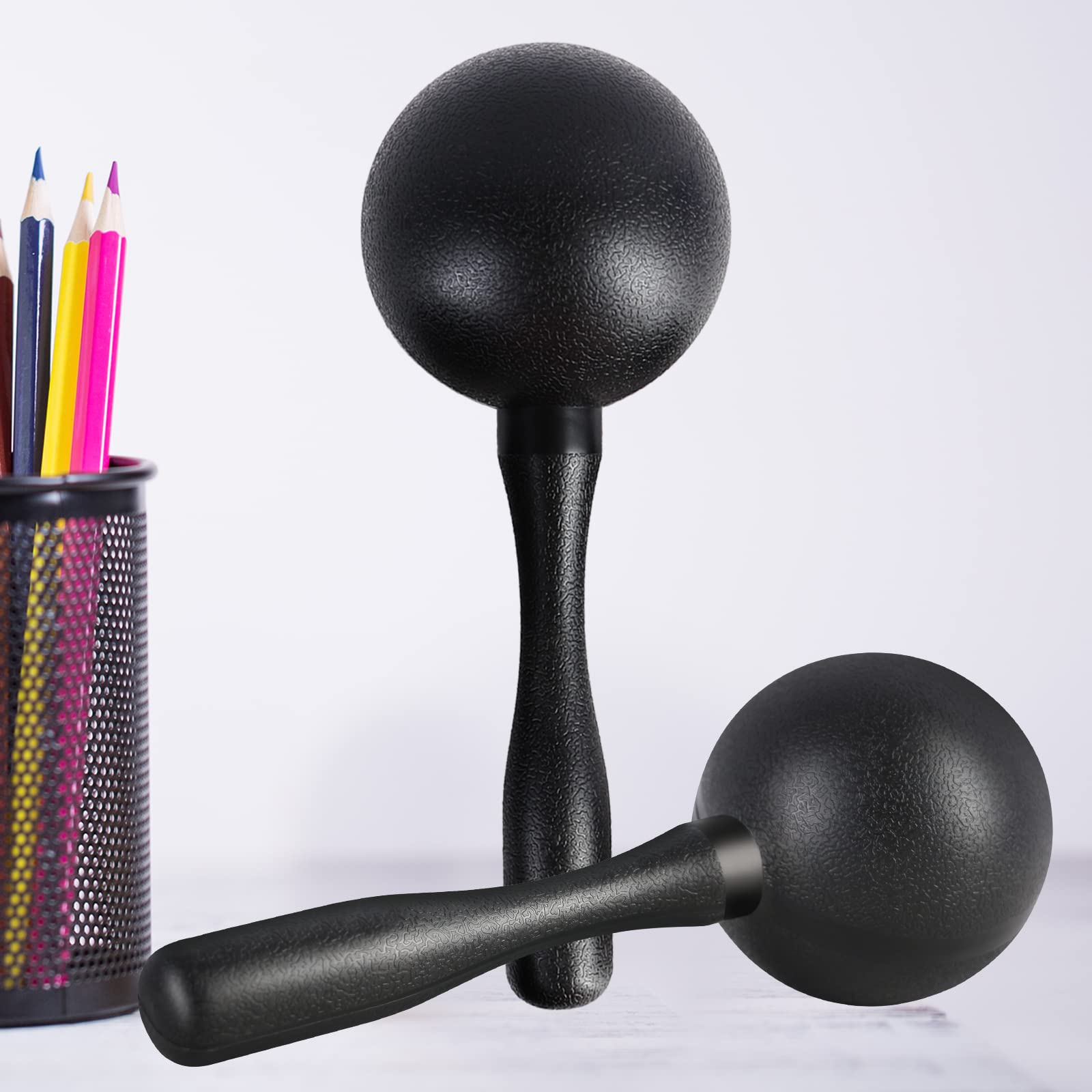 Eastrock Maracas Shaker Rattles Abs Sand Hammer Hand Percussion Rattles For Adults, Great Percussion Instrument For Live Perform