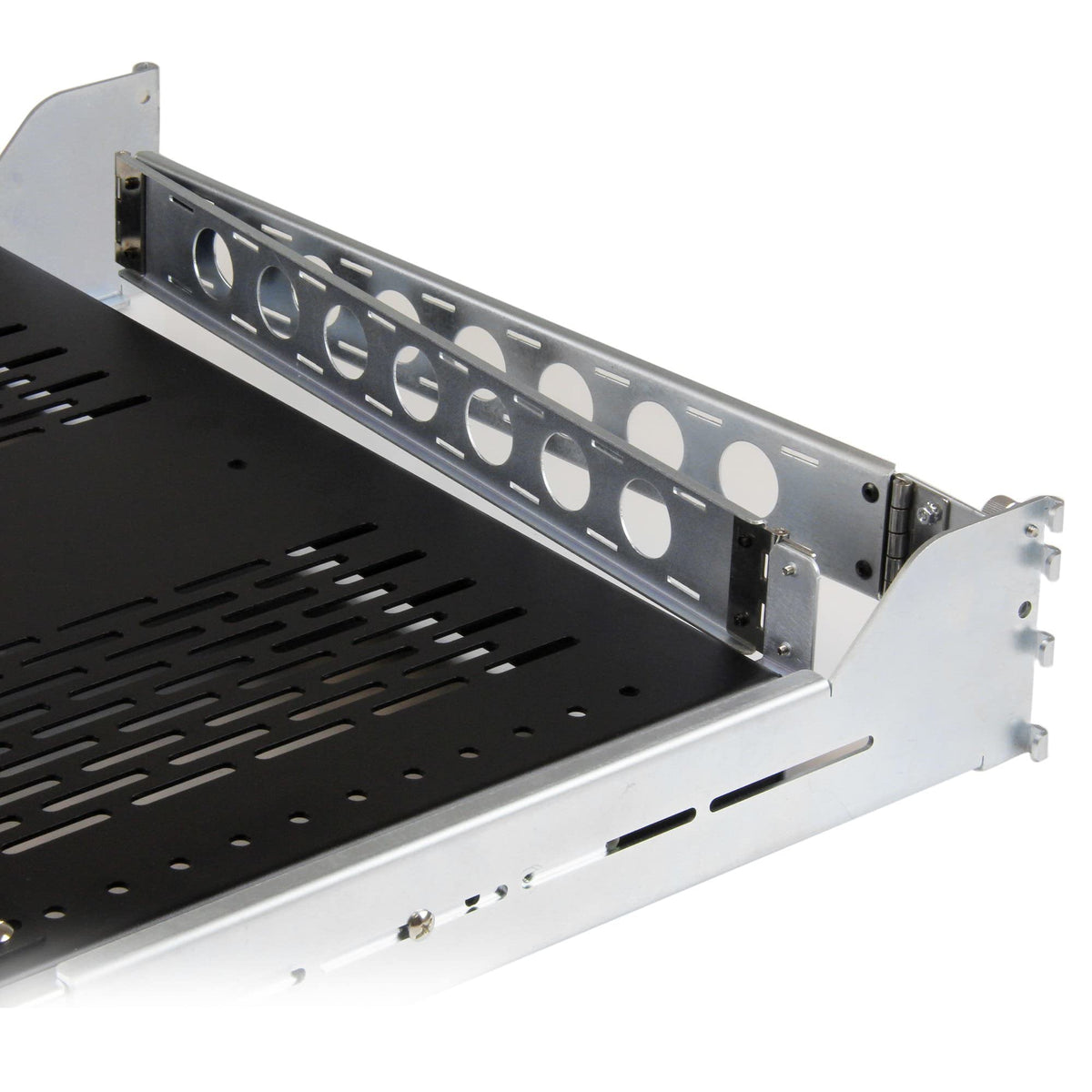 StarTech.com 2U Vented Sliding Server Rack Shelf w/ Cable Management ...