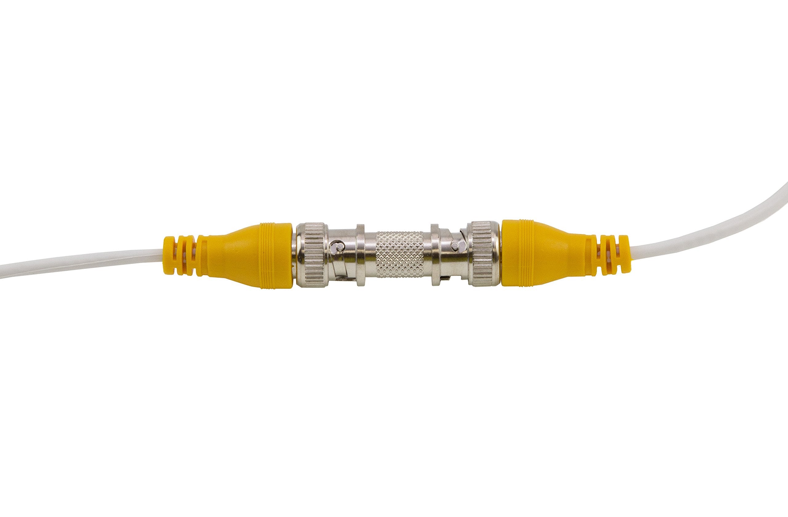 100Ft Pre Made All In One Bnc Video And Power Cable With Connector For Surveillance Cctv Security Camera Video System   White