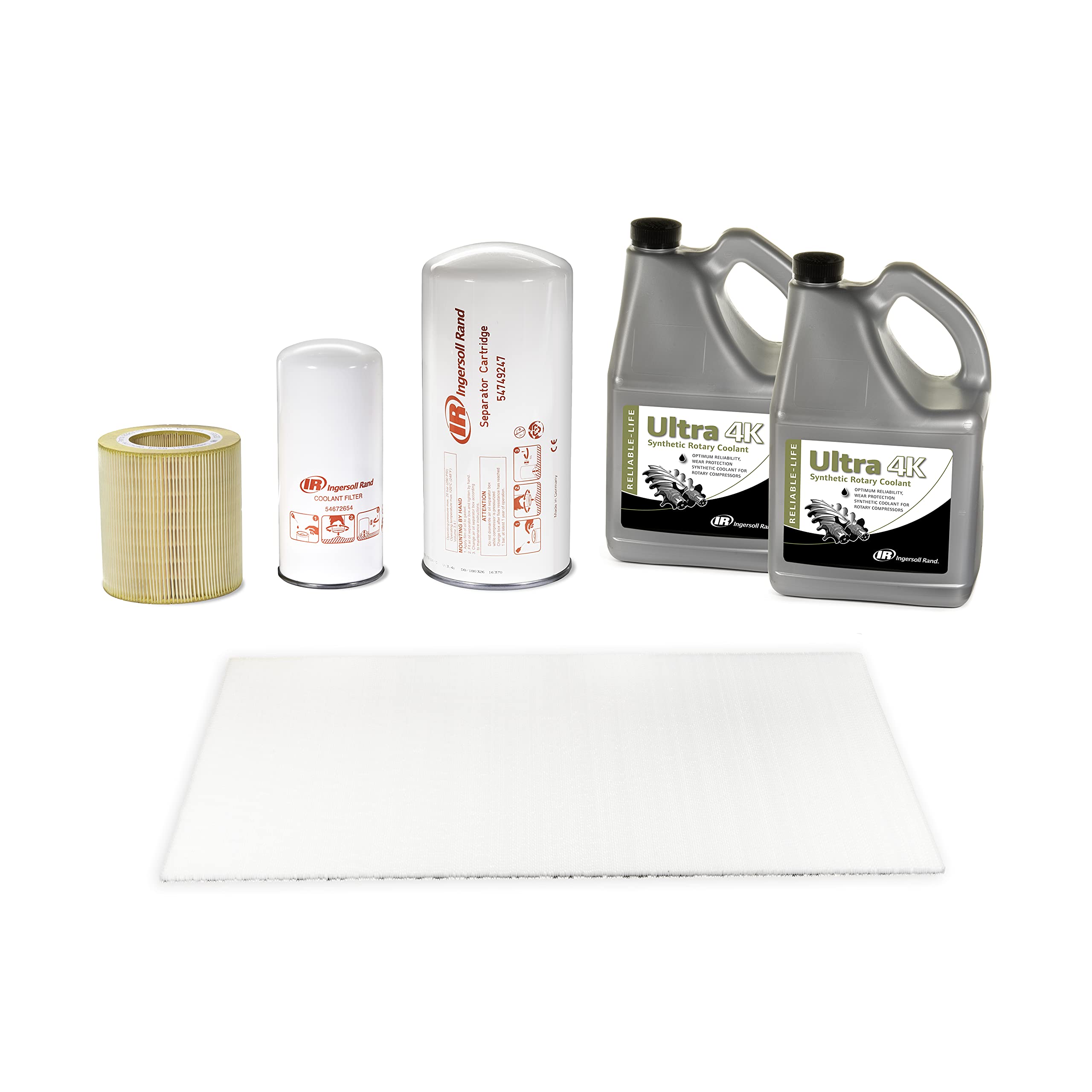 Ingersoll-Rand 47735463001 Ingersoll-Rand OEM Maintenance Kit for UP6 15-30HP Compressor with Ultra 4K Lubricant