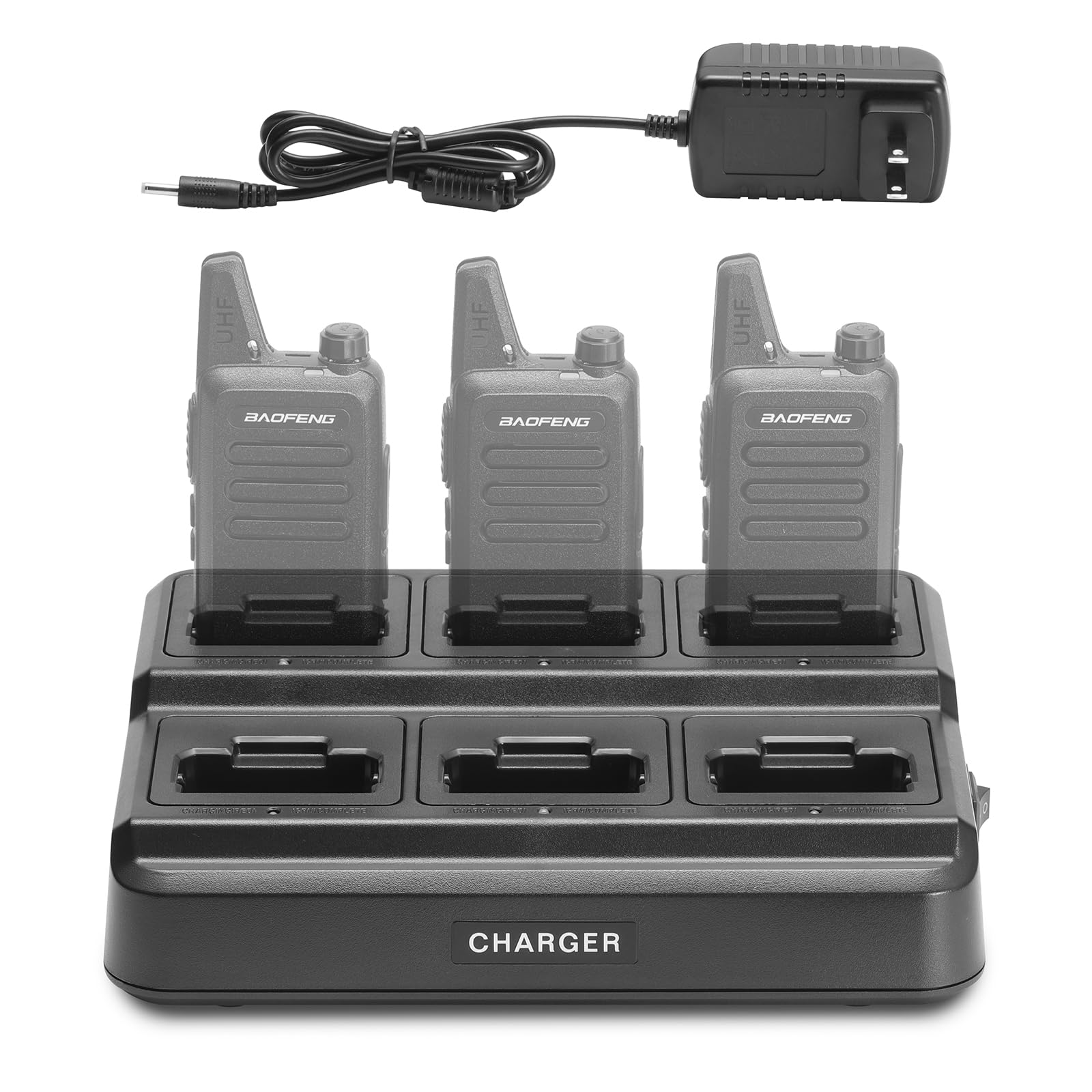 BAOFENG SixWay Charger for RT22 T22, MultiUnit Charging Station Base