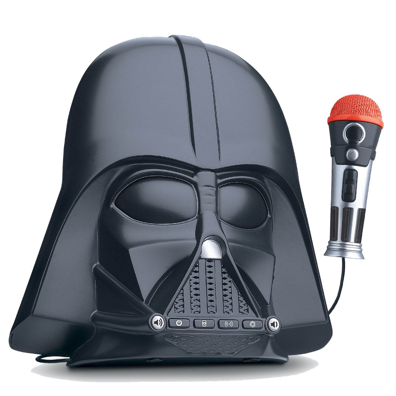Star Wars Darth Vader Voice Changing Boombox Connects to MP3 Player Darth Vader Phrases Sound Effects from The Star Wars Saga an